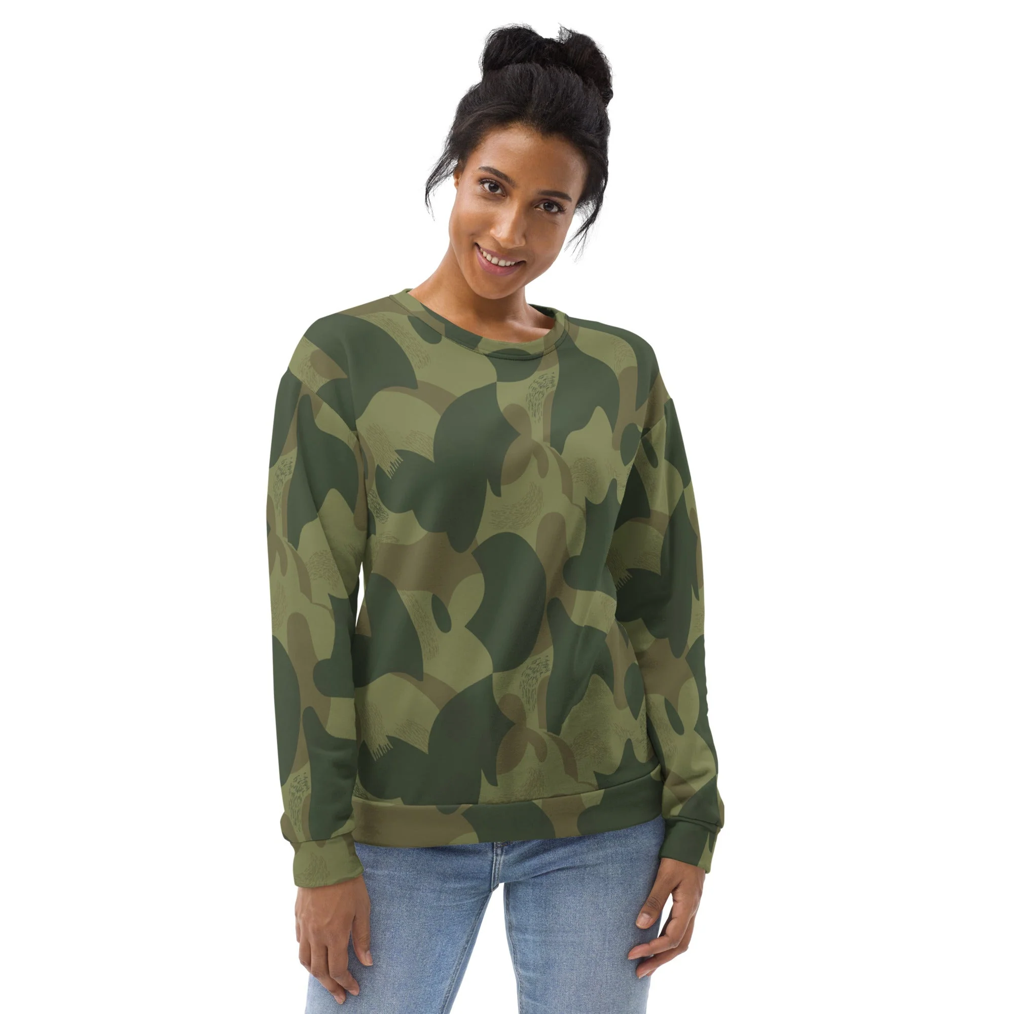 Belgian Brushstroke Moon and Balls CAMO Unisex Sweatshirt - Image 8