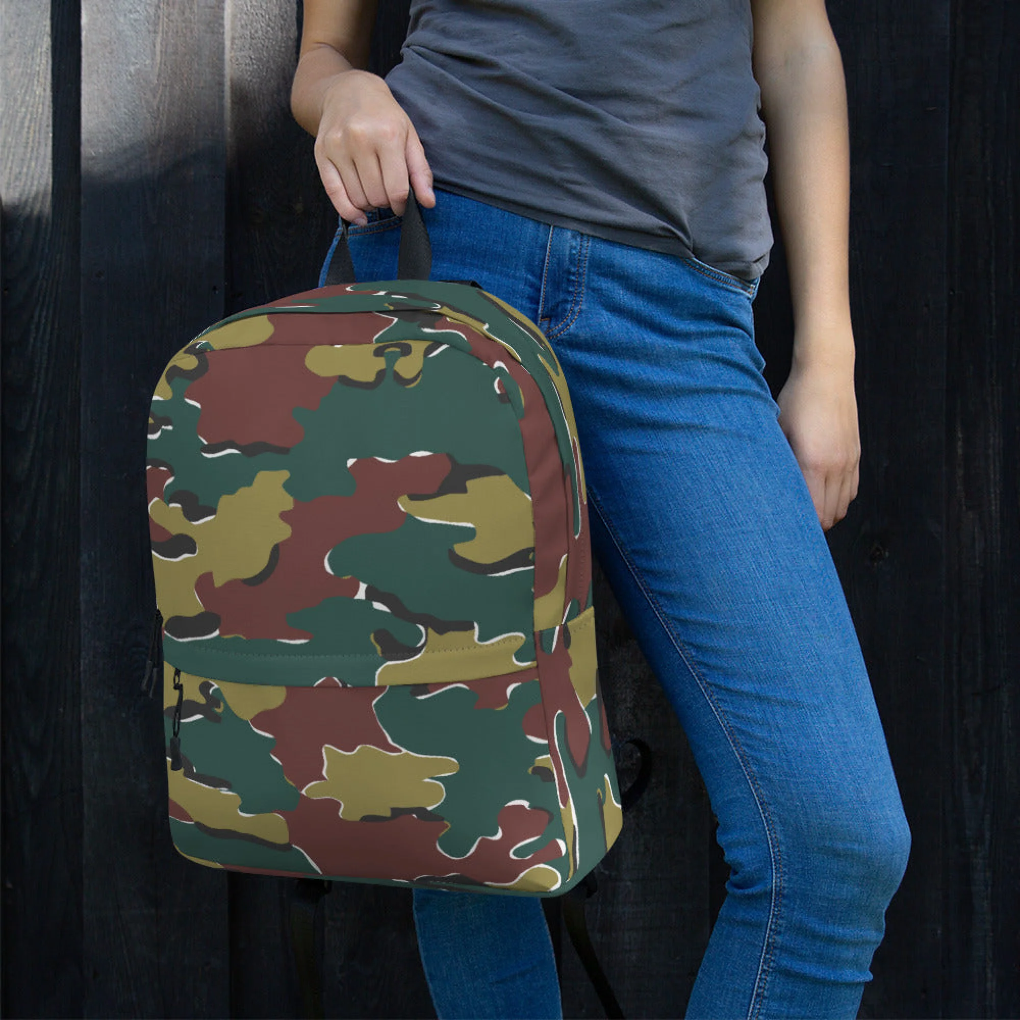 Belgian Jigsaw Autumn CAMO Backpack - Image 3