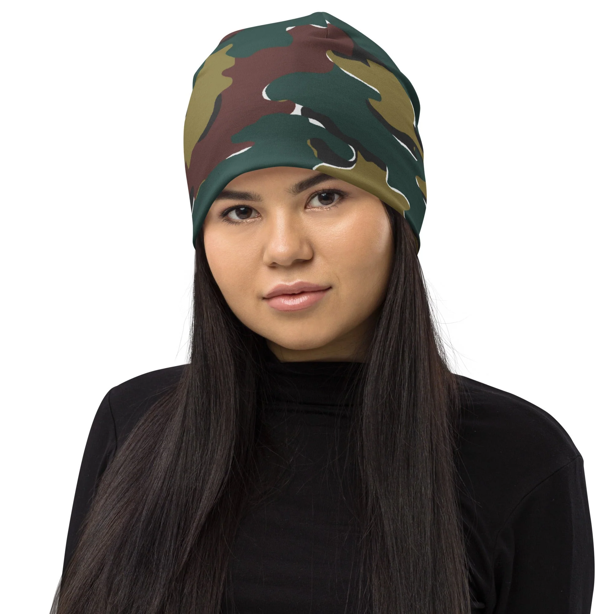 Belgian Jigsaw Autumn CAMO Beanie - Image 6