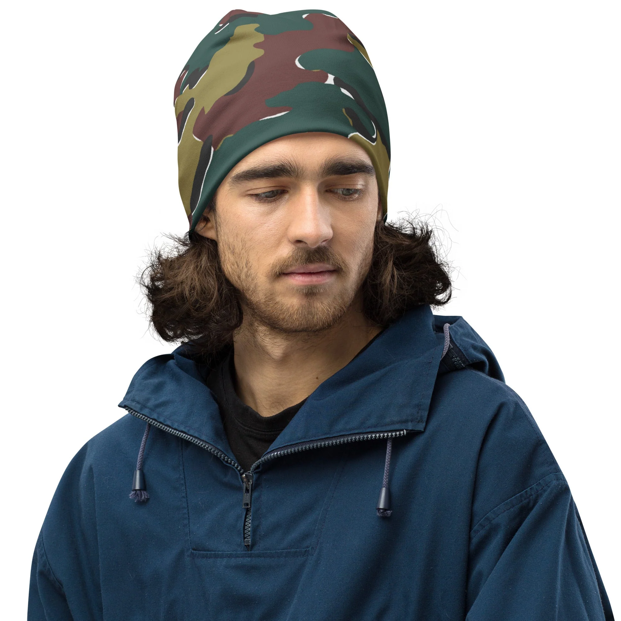 Belgian Jigsaw Autumn CAMO Beanie - Image 7