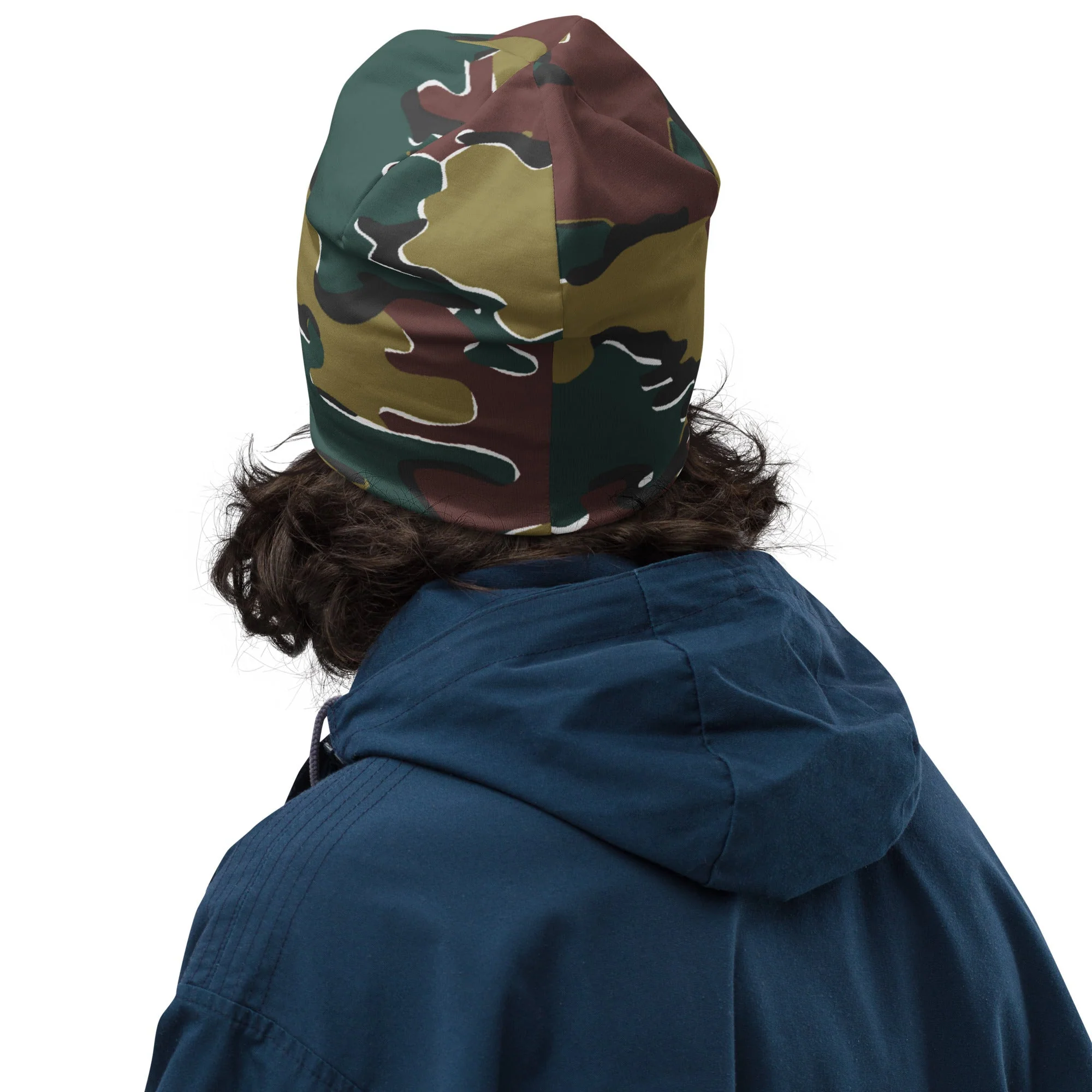 Belgian Jigsaw Autumn CAMO Beanie - Image 8