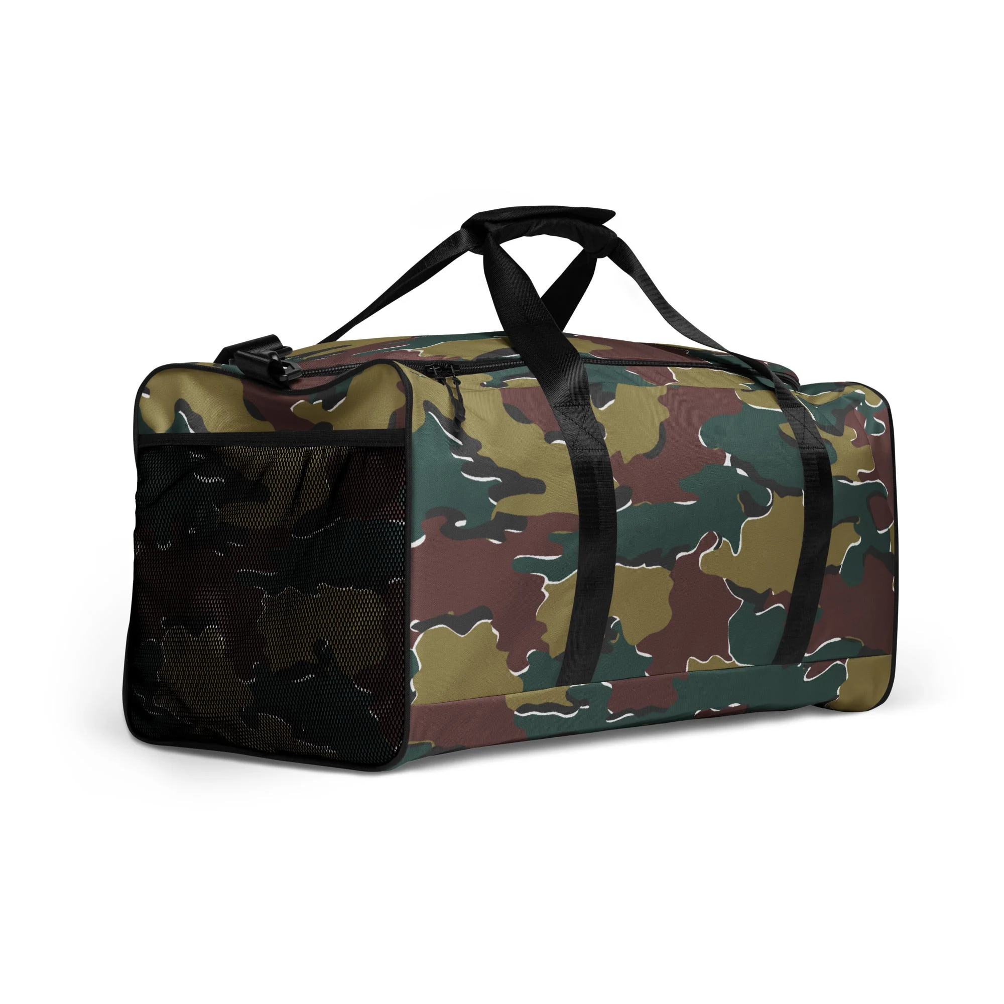 Belgian Jigsaw Autumn CAMO Duffle Bag - Image 5