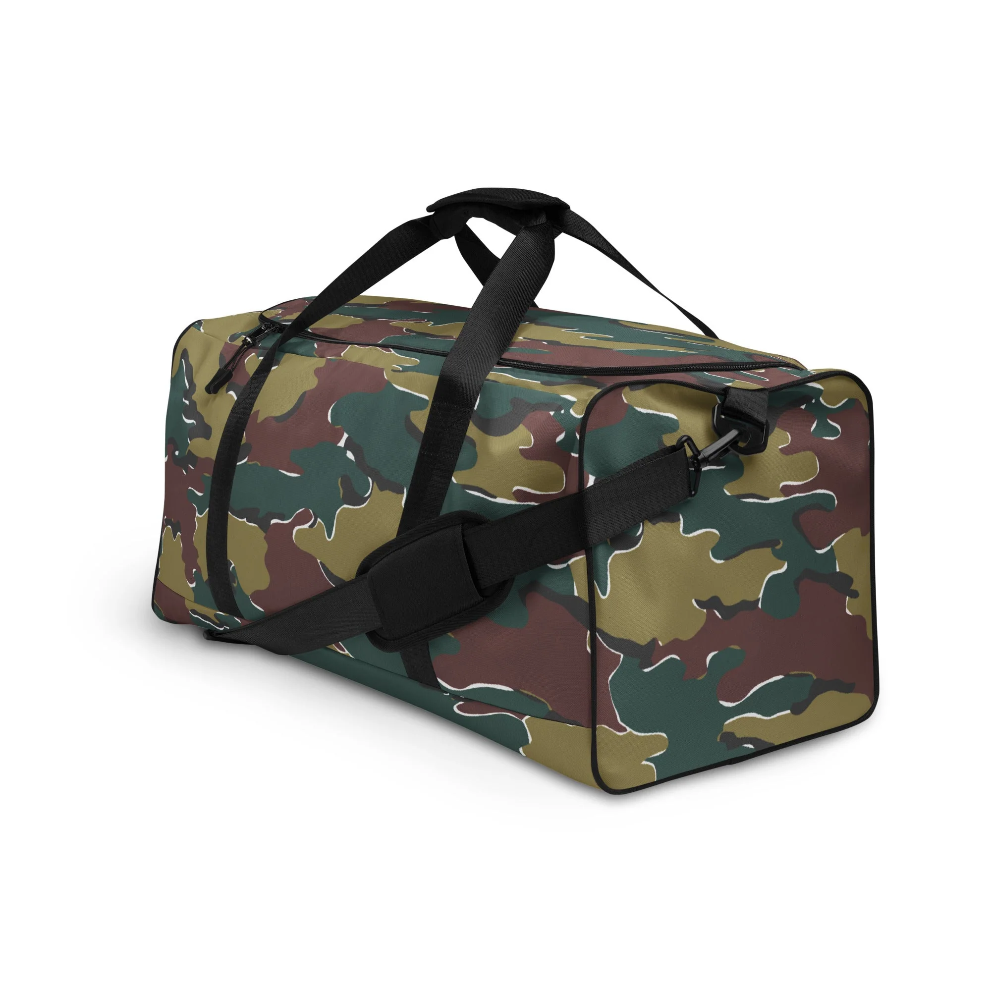 Belgian Jigsaw Autumn CAMO Duffle Bag - Image 6