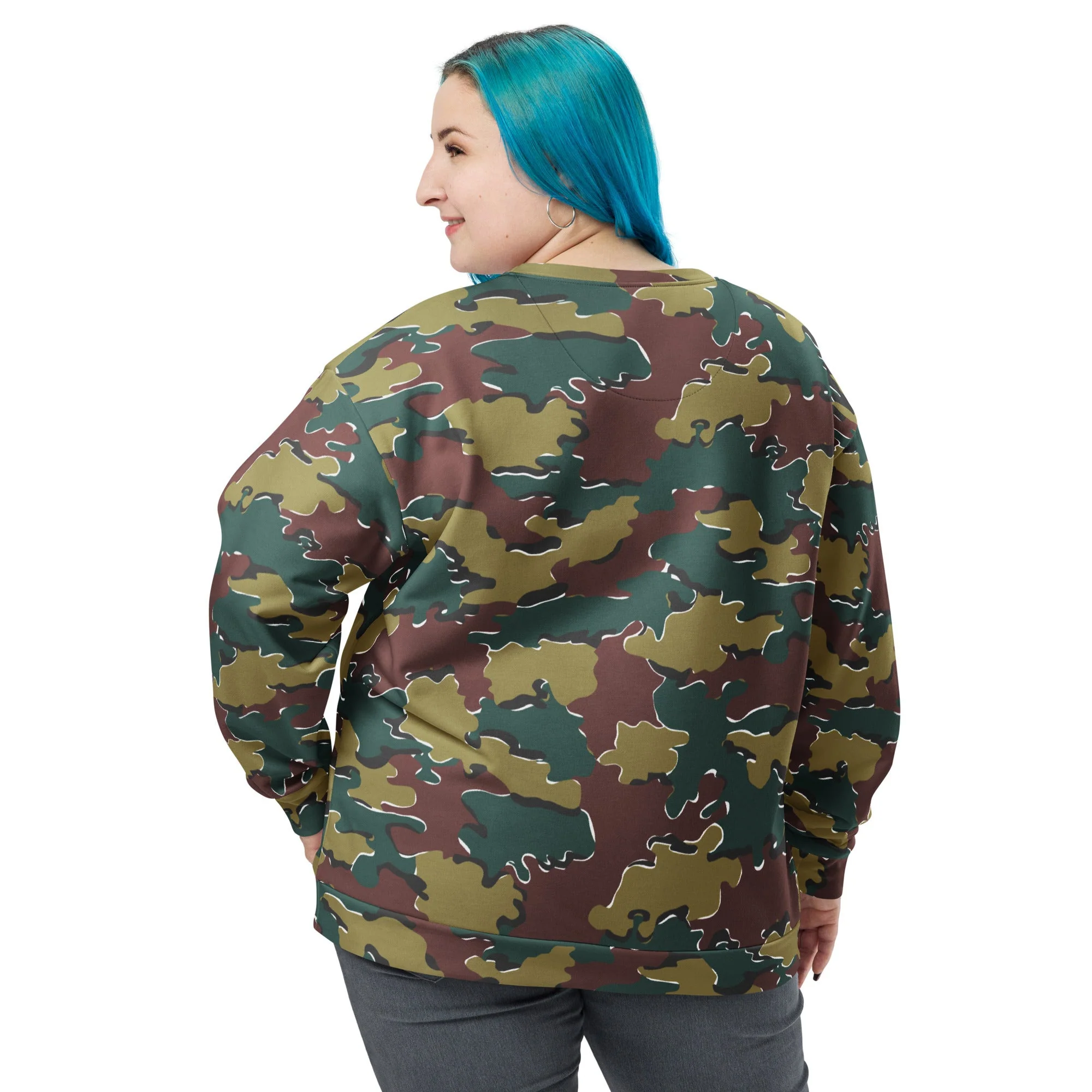 Belgian Jigsaw Autumn CAMO Unisex Sweatshirt - Image 12