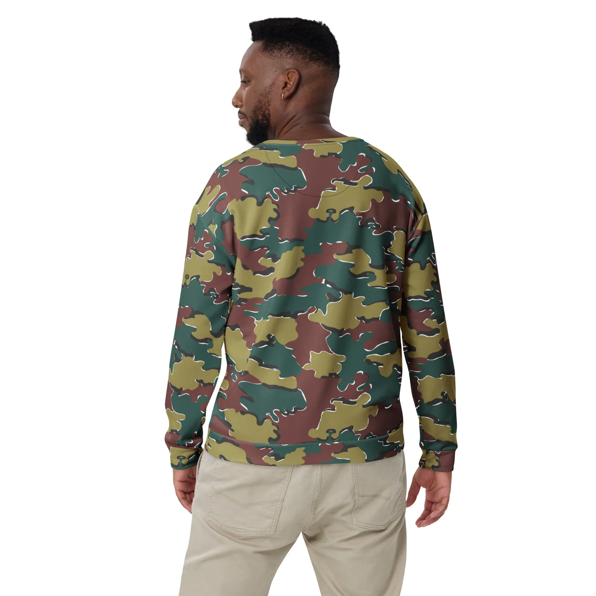 Belgian Jigsaw Autumn CAMO Unisex Sweatshirt - Image 14