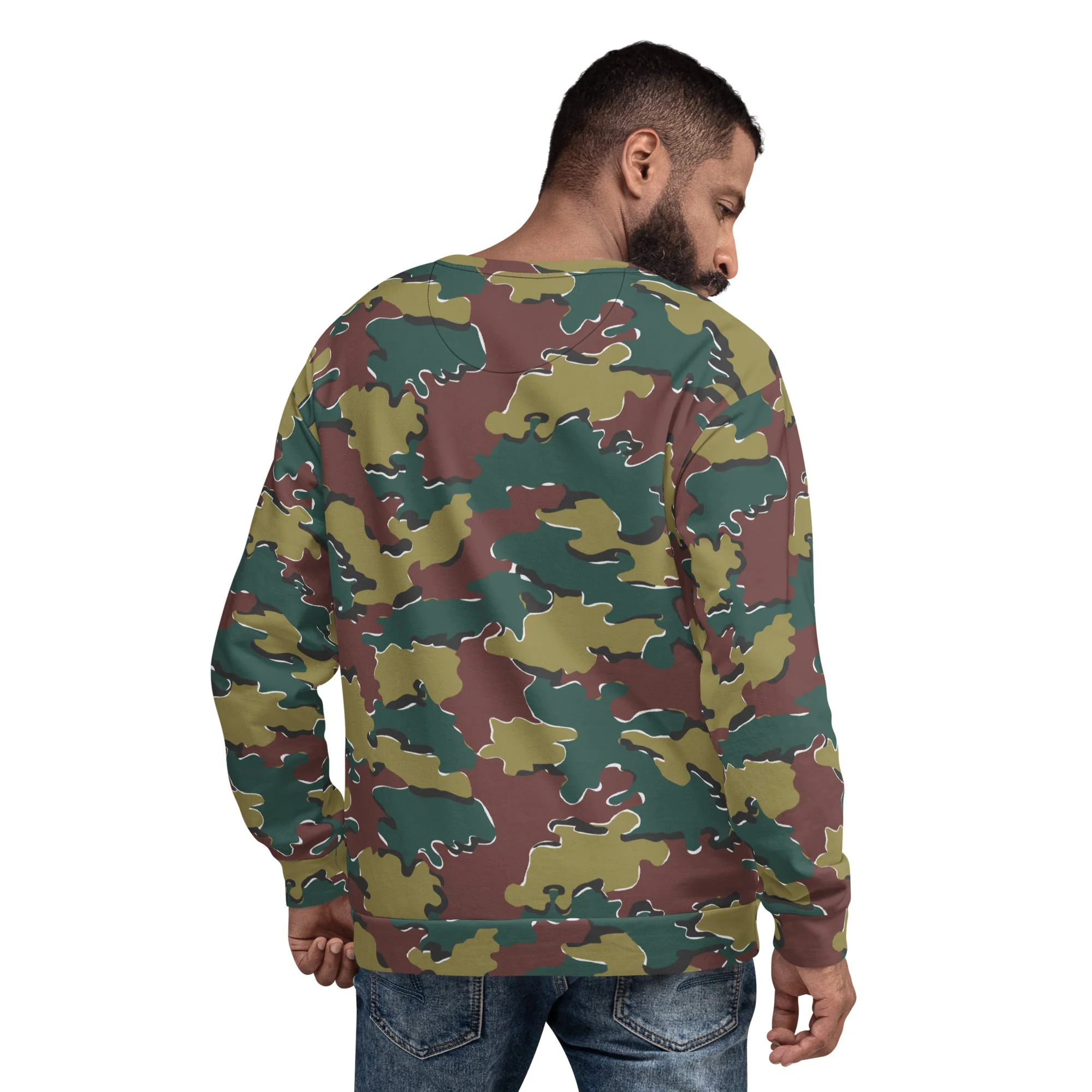 Belgian Jigsaw Autumn CAMO Unisex Sweatshirt - Image 15