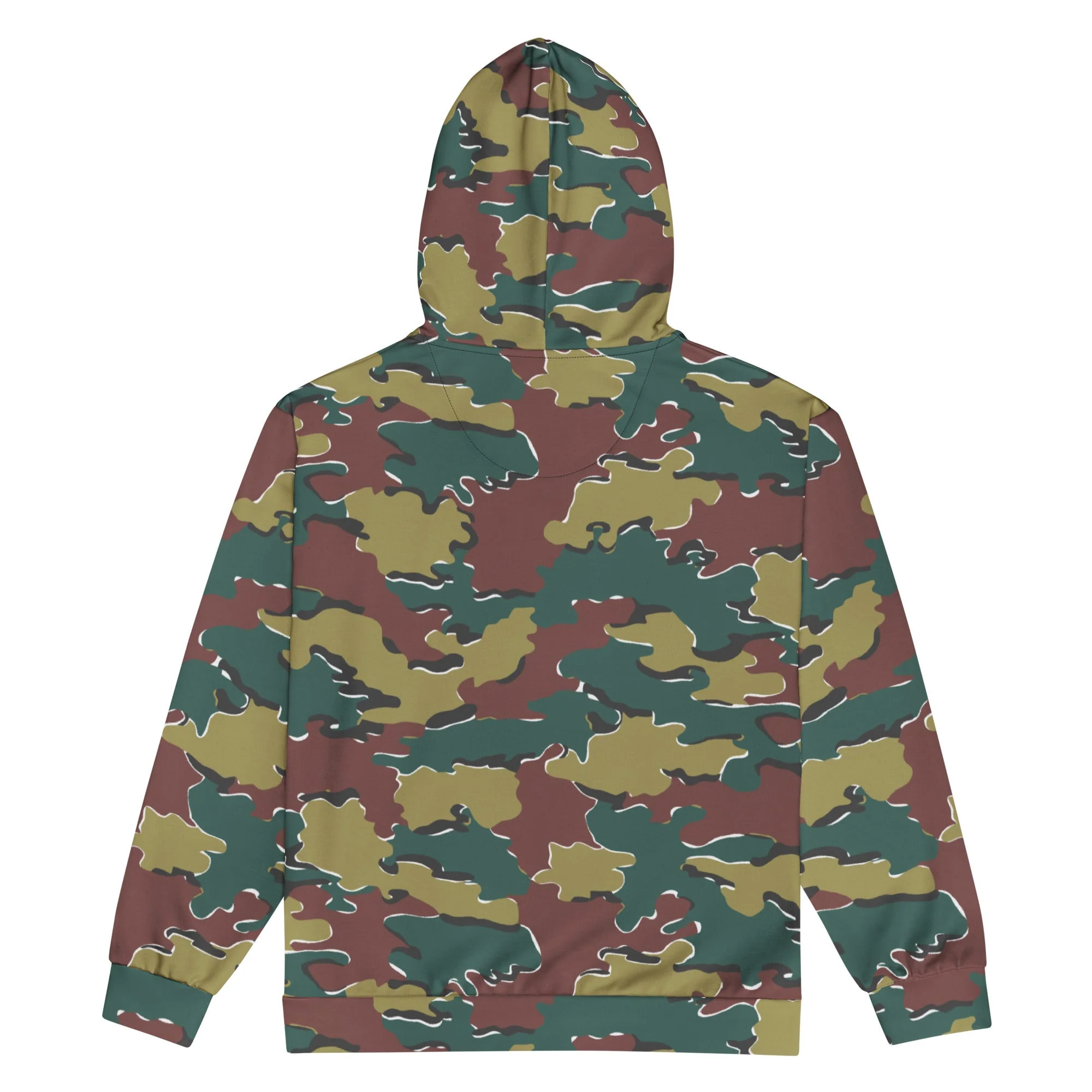 Belgian Jigsaw Autumn CAMO Unisex Zip Hoodie - Image 2