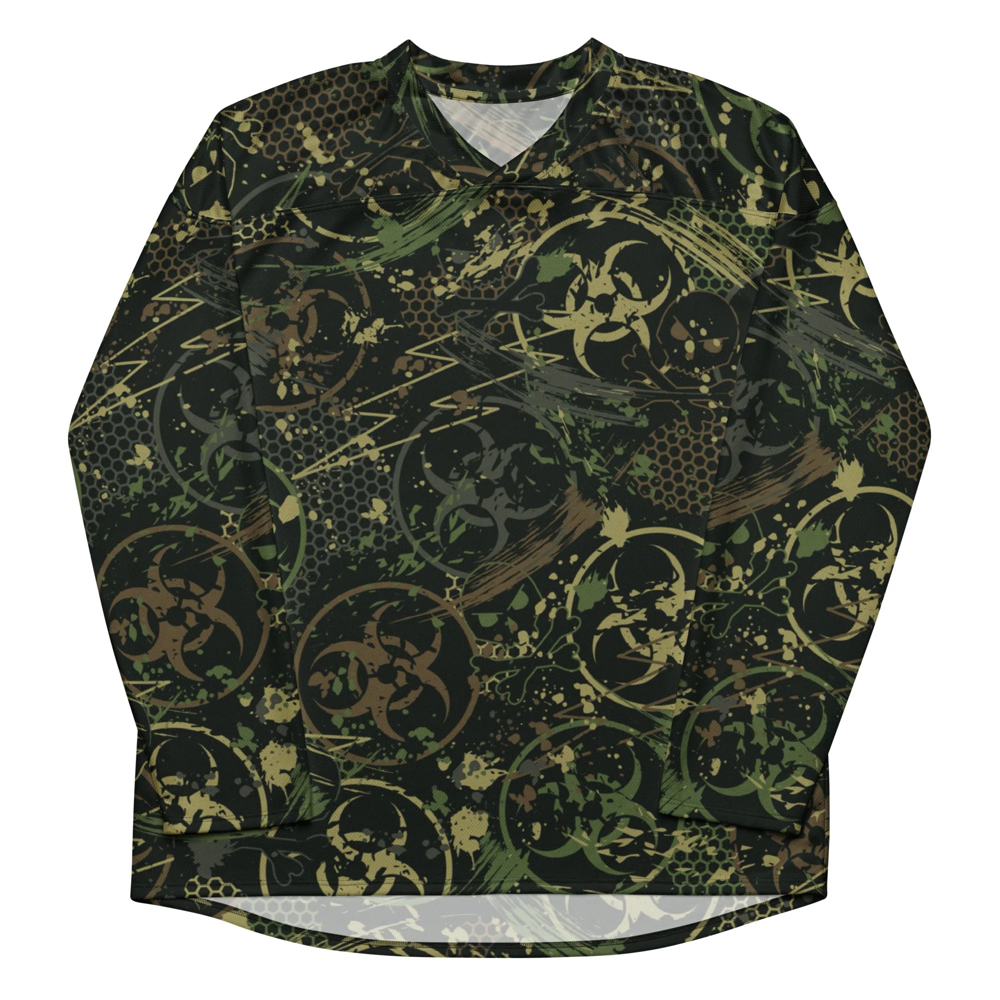 Biohazard Wasteland CAMO Unisex Hockey Fan Jersey - Image 11