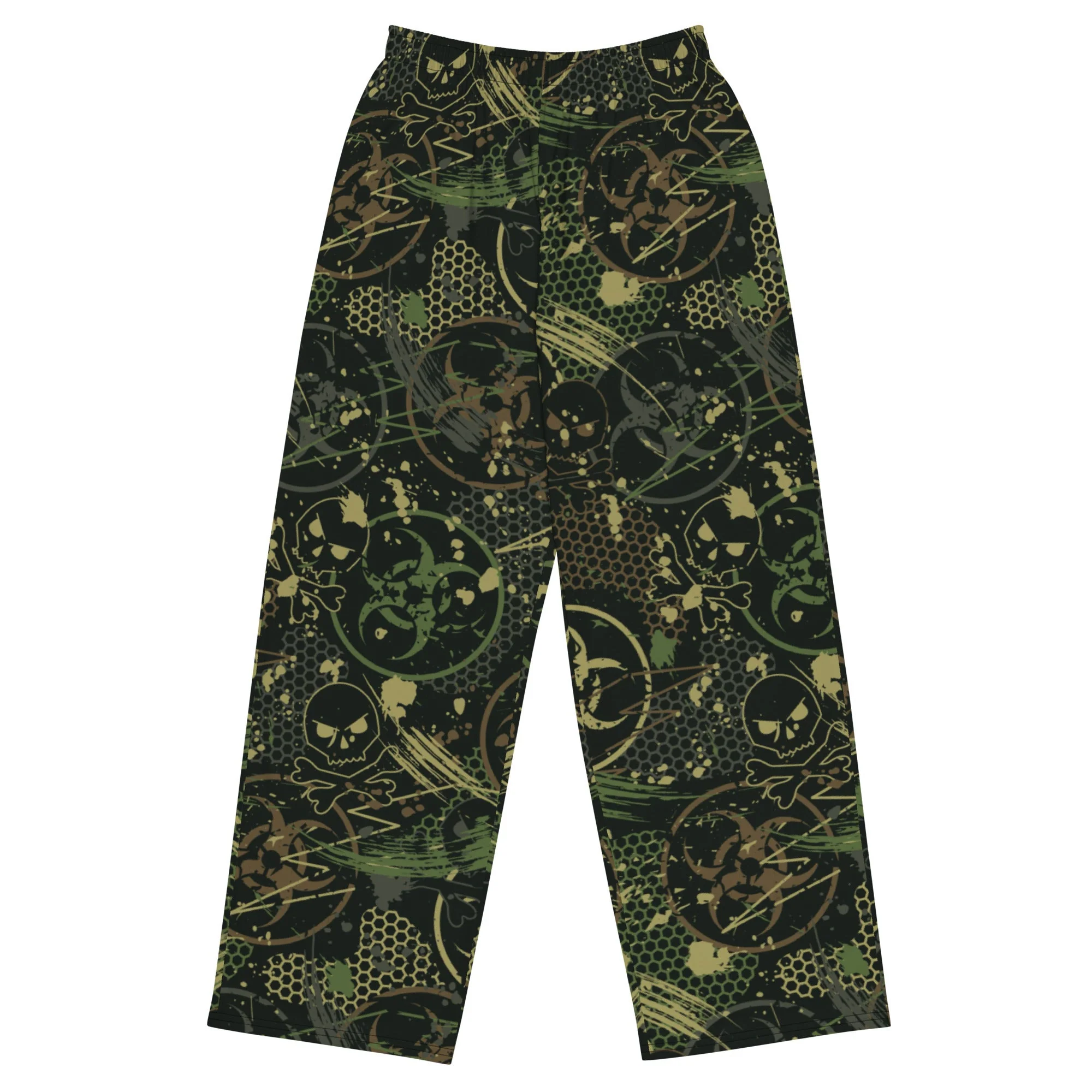 Biohazard Wasteland CAMO Unisex Wide-Leg Leisure Pants