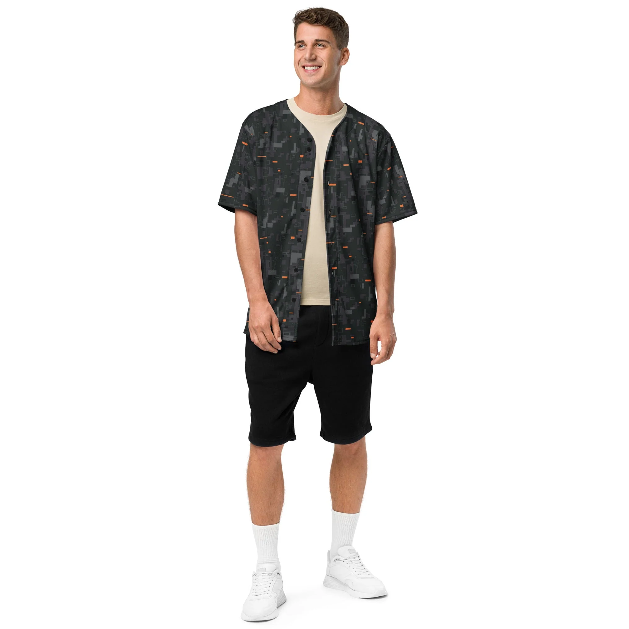 Black OPS CE Digital CAMO Unisex Baseball Jersey - Image 14