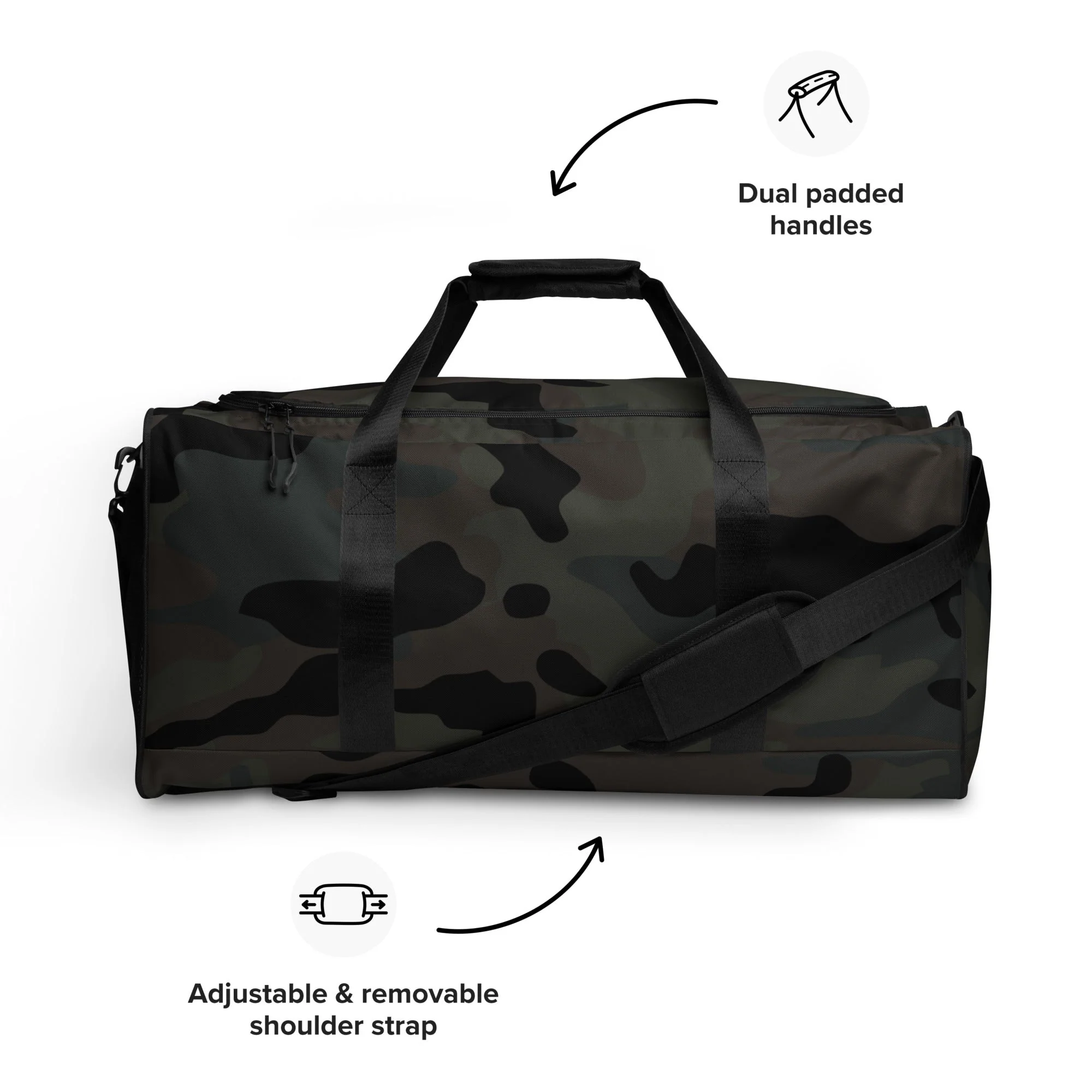 Black OPS Covert CAMO Duffle Bag - Image 3