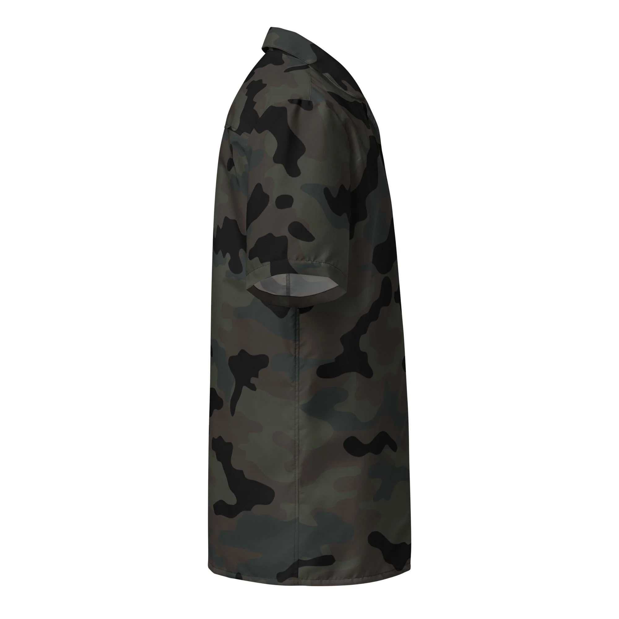 Black OPS Covert CAMO Unisex Short-Sleeve Button Shirt - Image 10