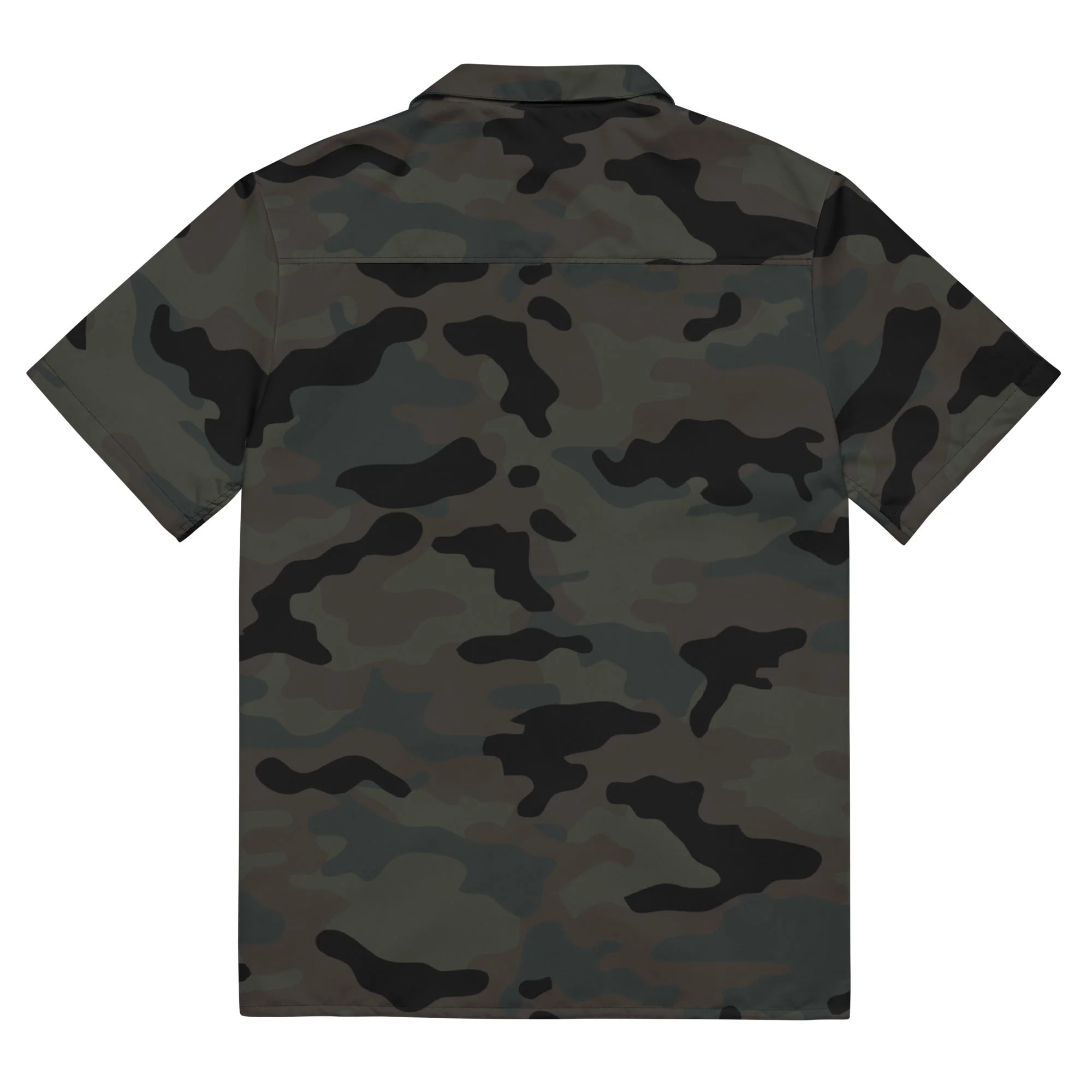 Black OPS Covert CAMO Unisex Short-Sleeve Button Shirt - Image 5