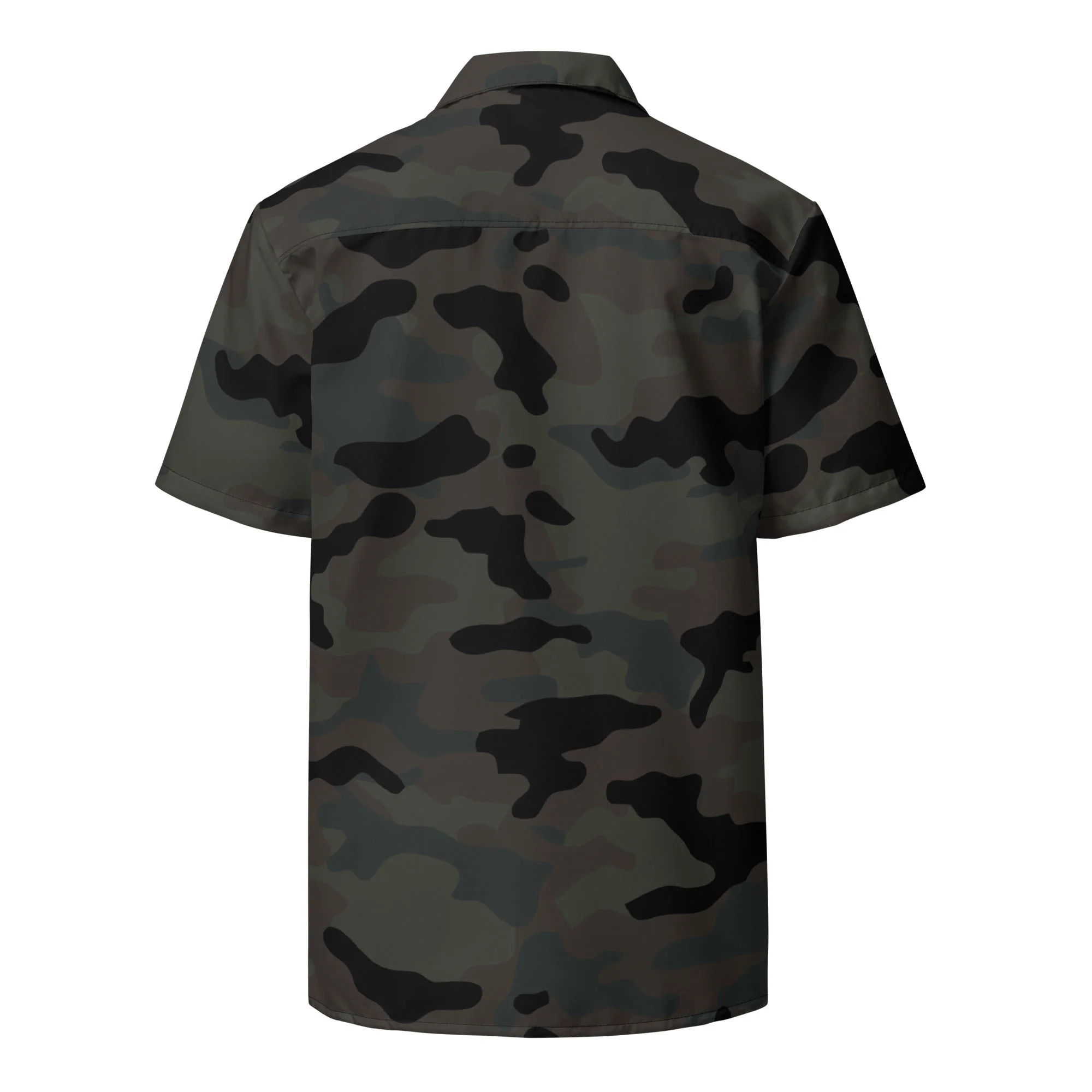 Black OPS Covert CAMO Unisex Short-Sleeve Button Shirt - Image 8