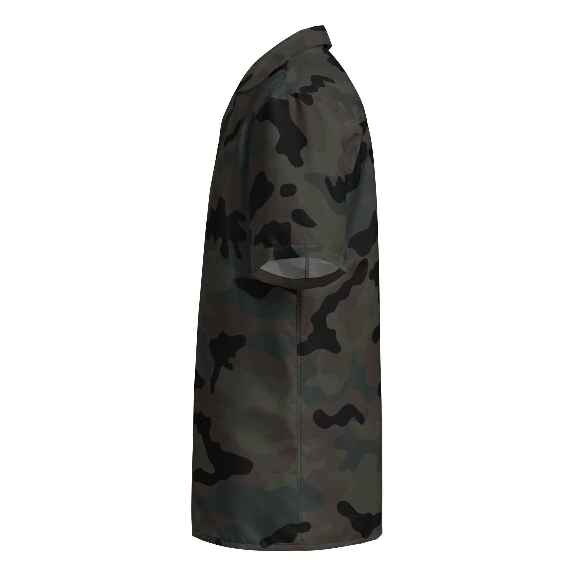 Black OPS Covert CAMO Unisex Short-Sleeve Button Shirt - Image 9