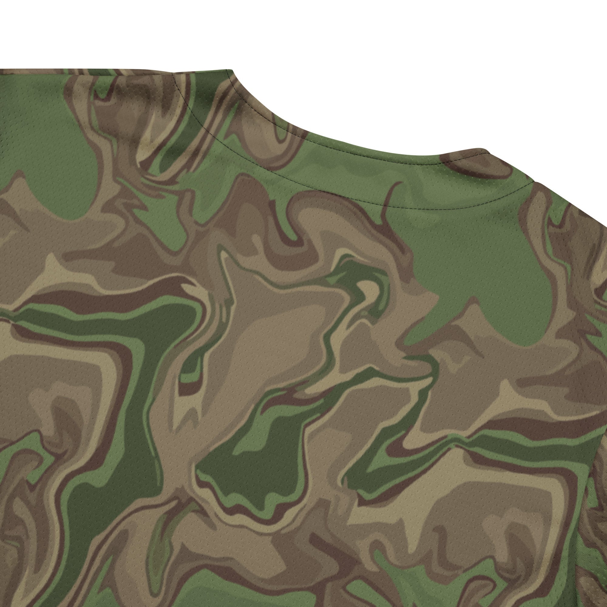 Black OPS Sludgeflow Morphic CAMO Unisex Baseball Jersey - Image 11