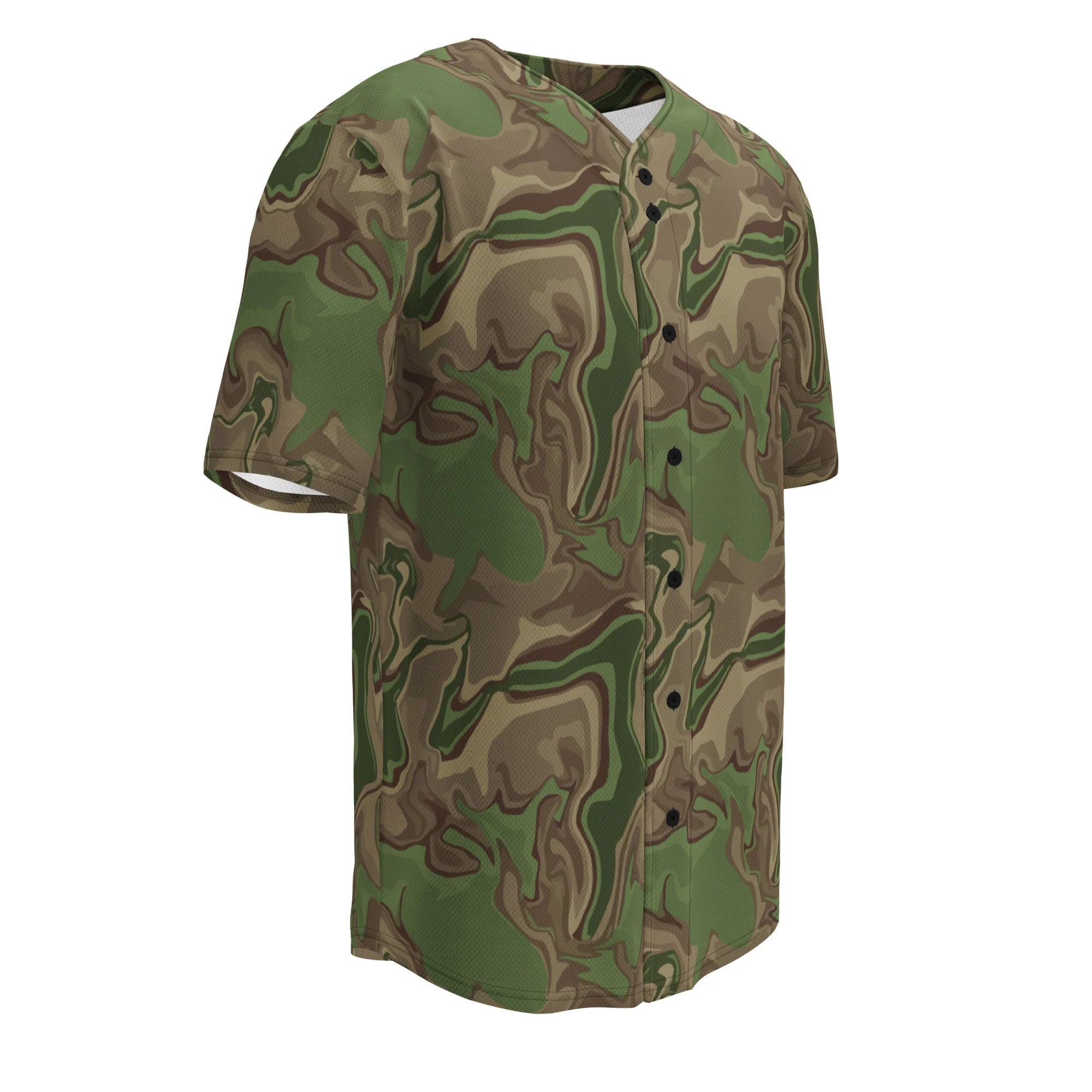 Black OPS Sludgeflow Morphic CAMO Unisex Baseball Jersey - Image 13