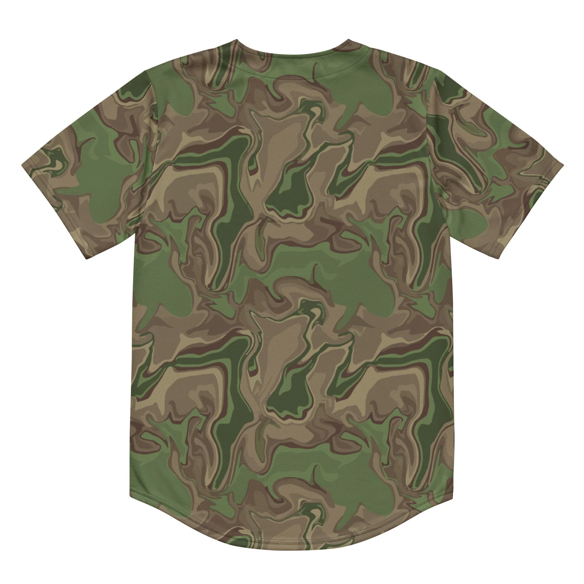 Black OPS Sludgeflow Morphic CAMO Unisex Baseball Jersey - Image 4