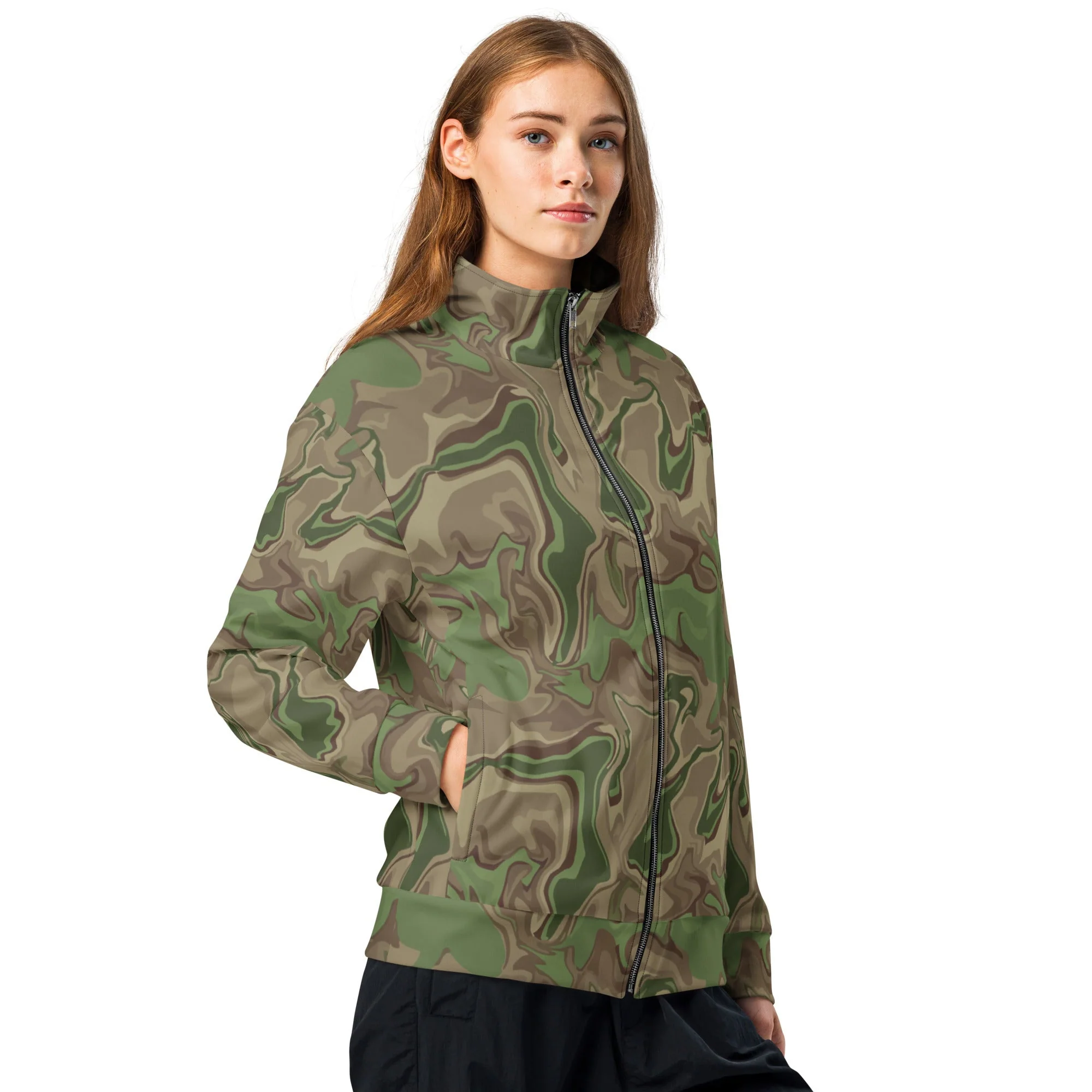 Black OPS Sludgeflow Morphic CAMO Unisex Track Jacket - Image 10