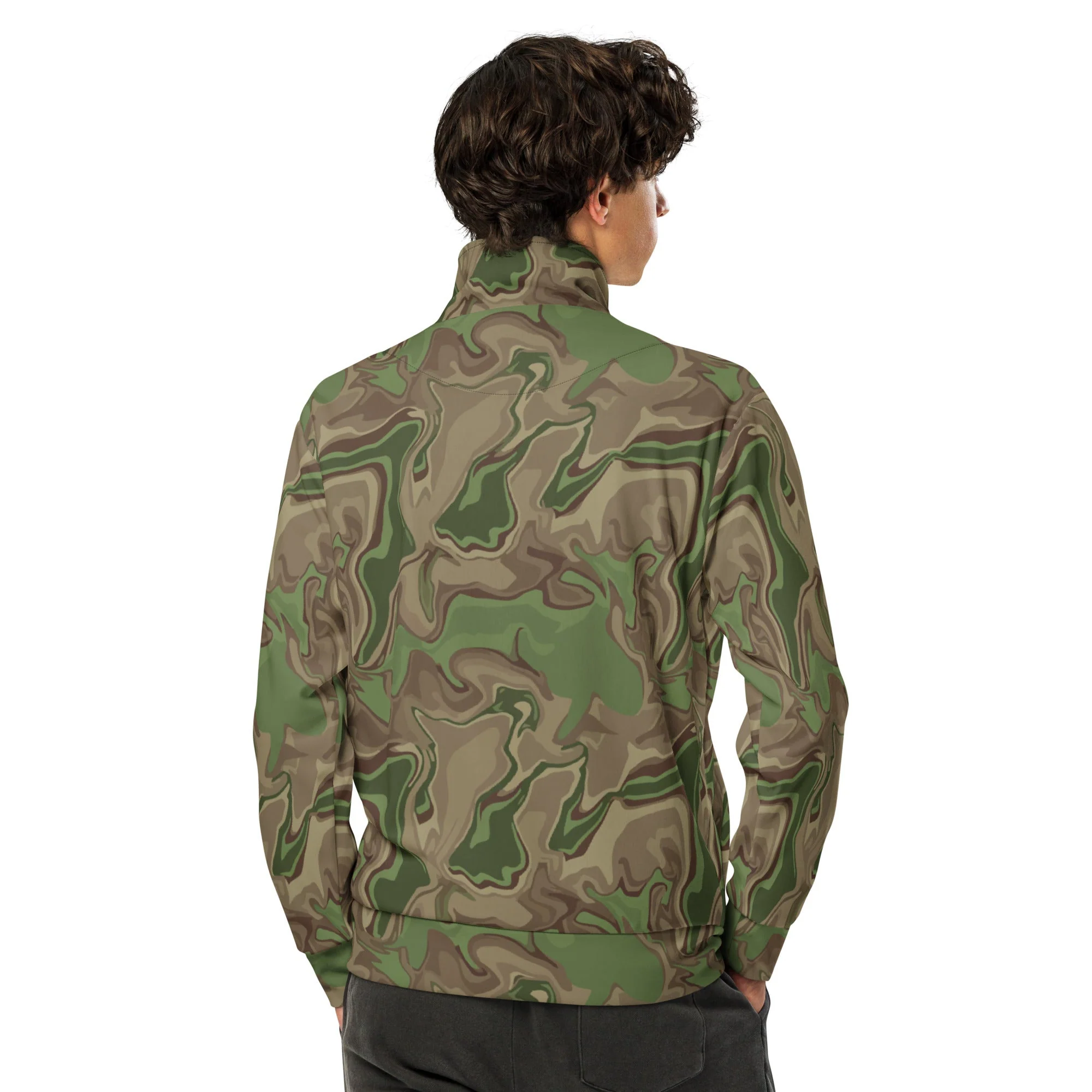Black OPS Sludgeflow Morphic CAMO Unisex Track Jacket - Image 6