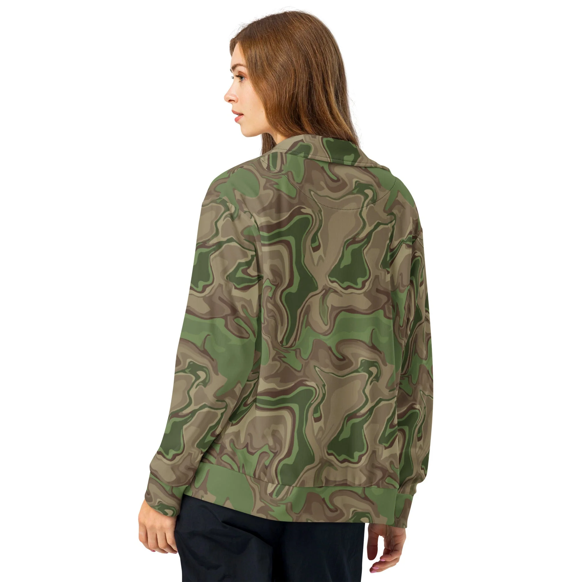 Black OPS Sludgeflow Morphic CAMO Unisex Track Jacket - Image 8