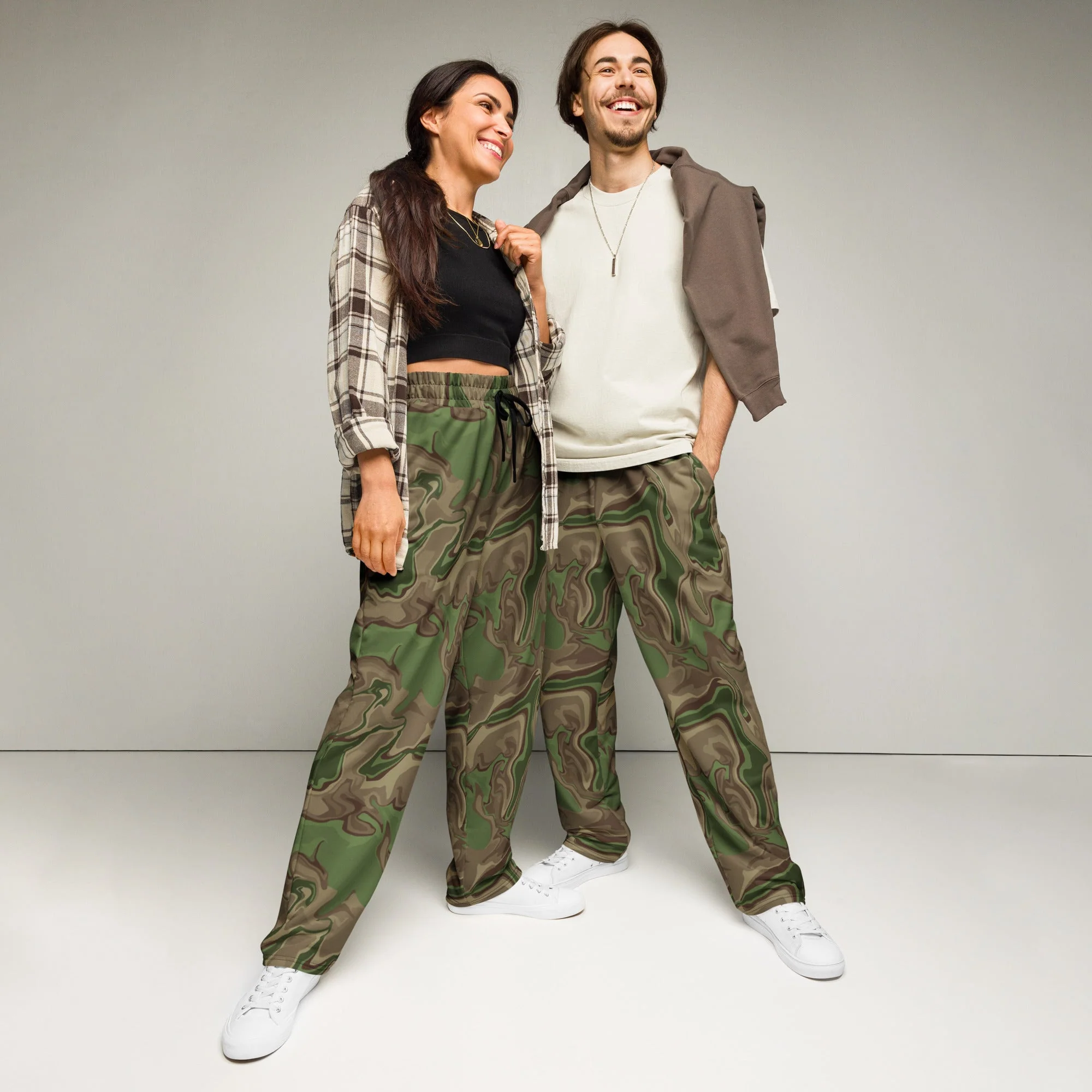 Black OPS Sludgeflow Morphic CAMO Unisex Wide-Leg Joggers