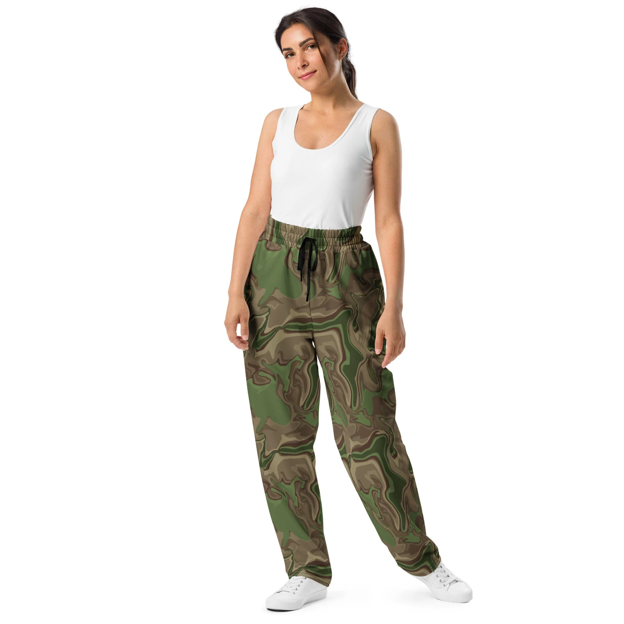 Black OPS Sludgeflow Morphic CAMO Unisex Wide-Leg Joggers - Image 10