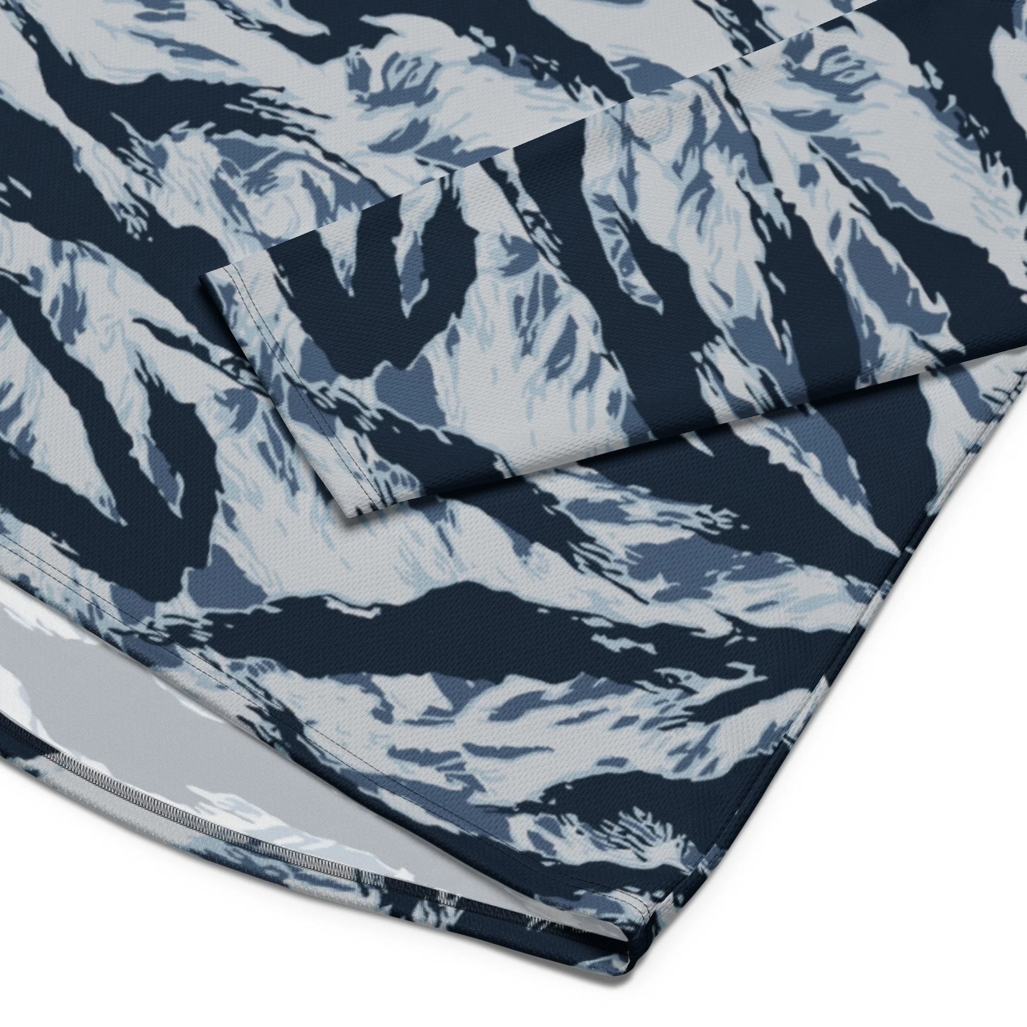 American Tiger Stripe Blue Frost CAMO Unisex Hockey Fan Jersey - Image 12