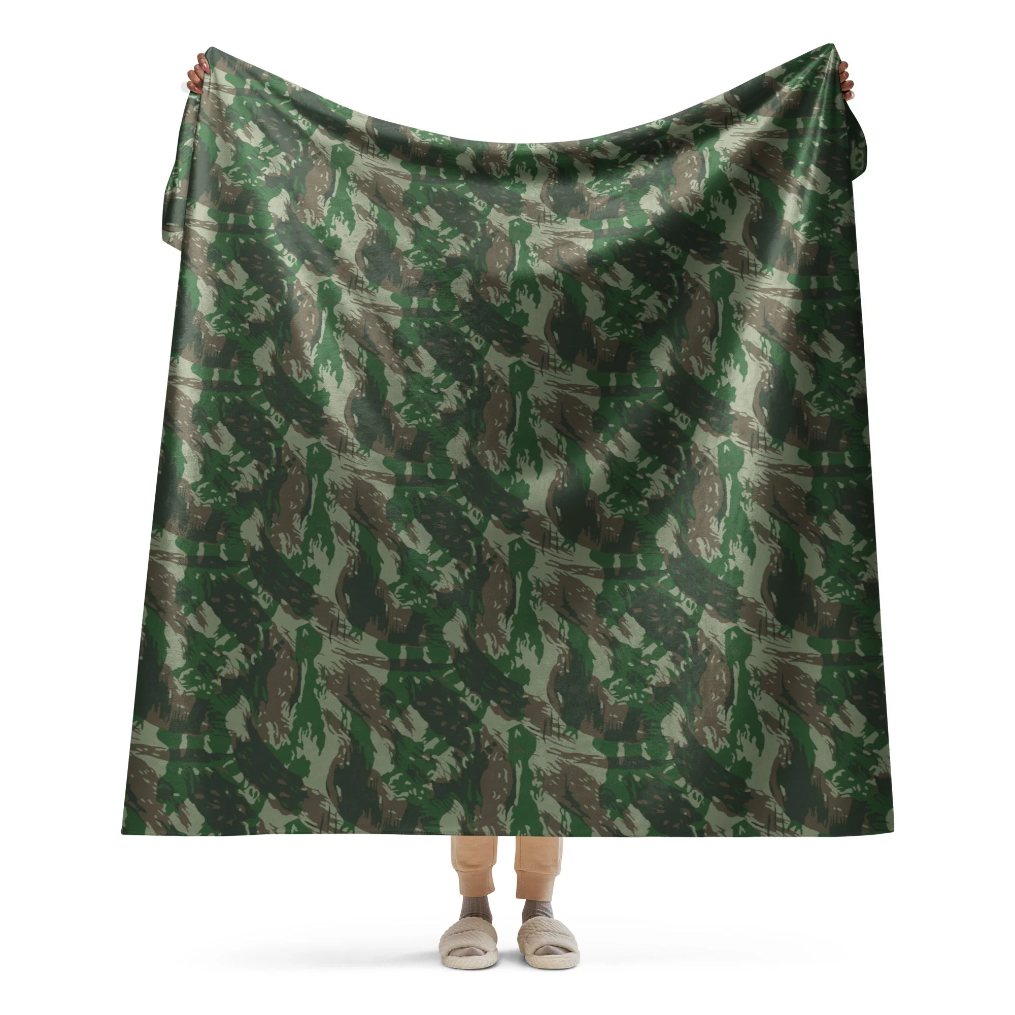 Brazilian Lizard CAMO Sherpa Blanket