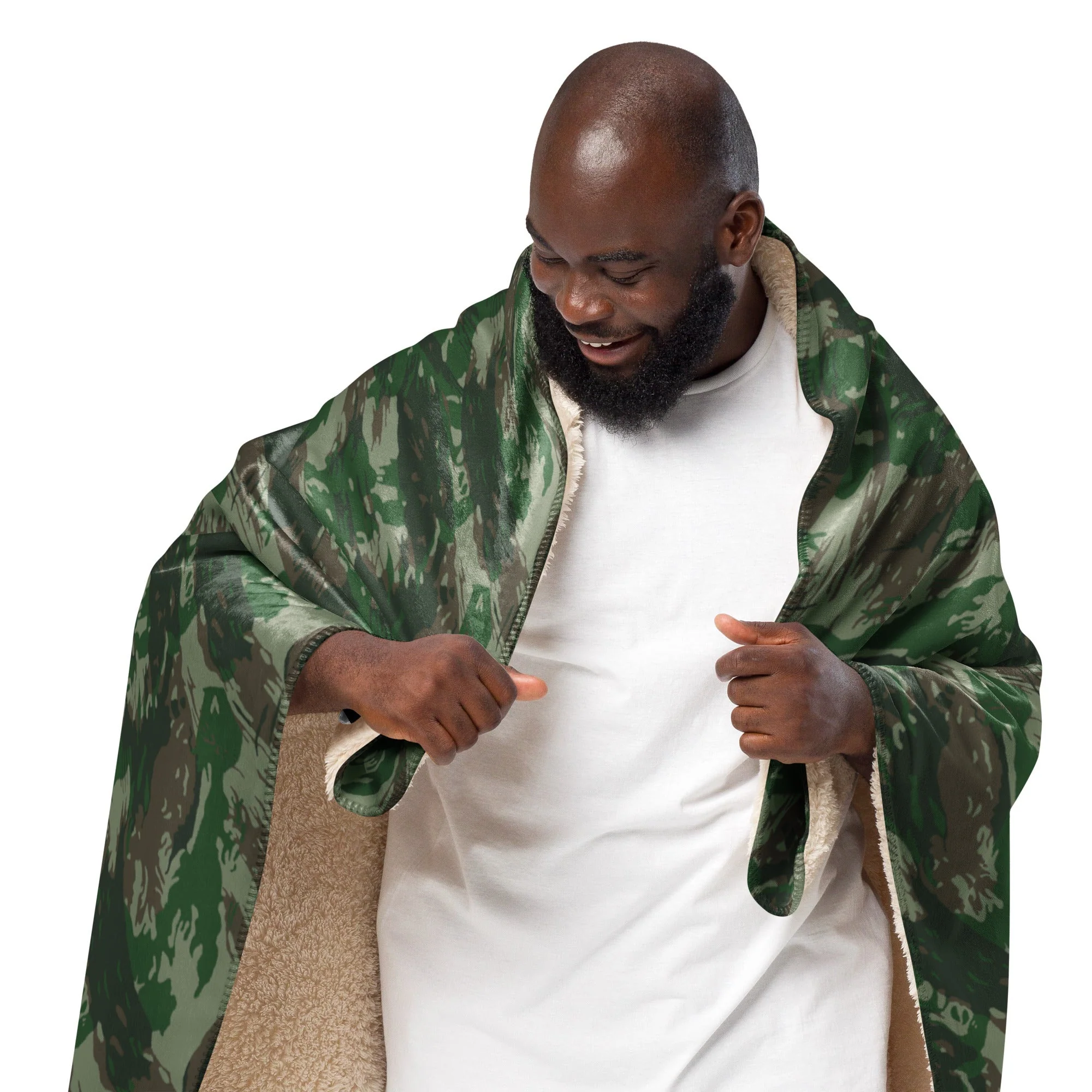 Brazilian Lizard CAMO Sherpa Blanket - Image 5