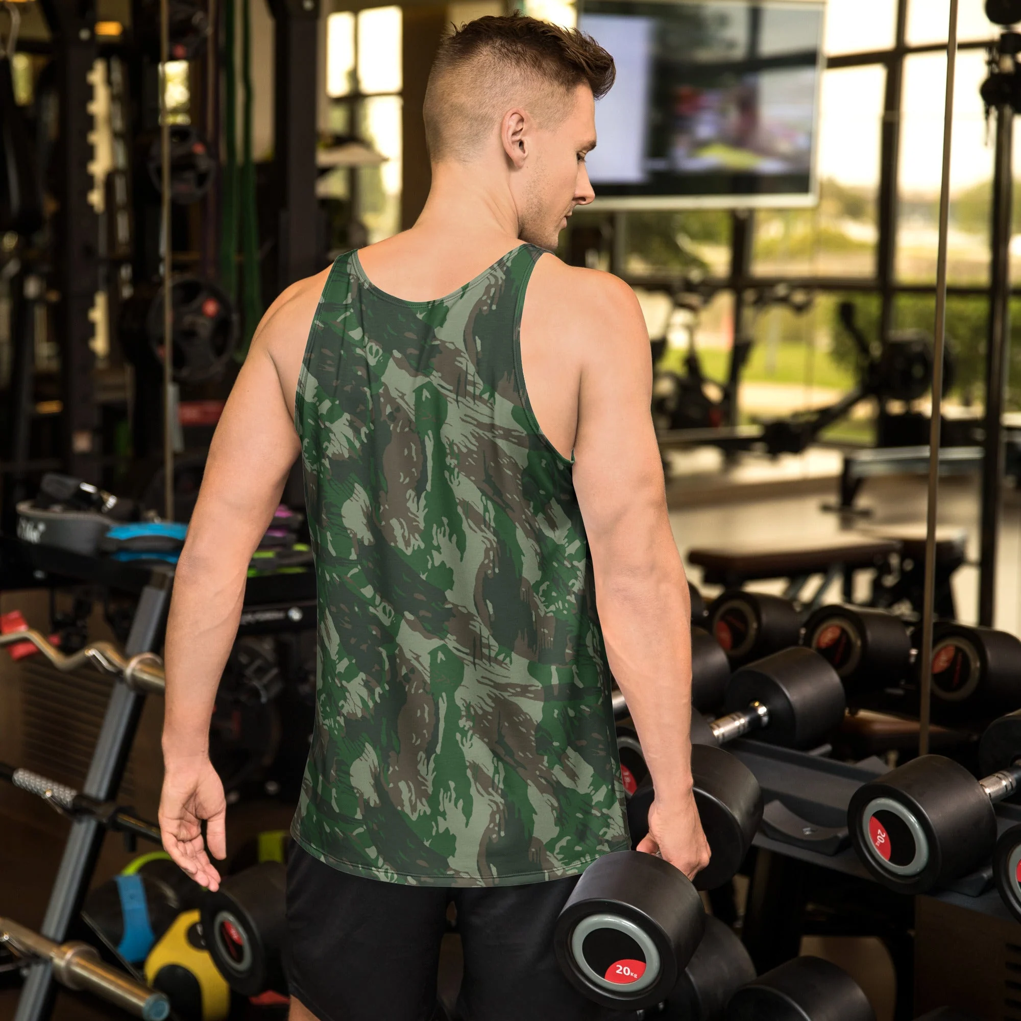 Brazilian Lizard CAMO Unisex Tank Top - Image 2