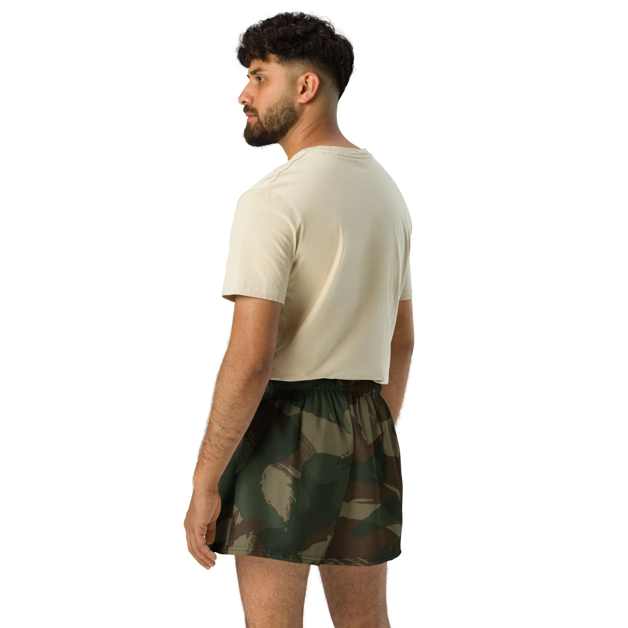 British 1959 Denison CAMO Unisex Athletic Shorts - Image 5