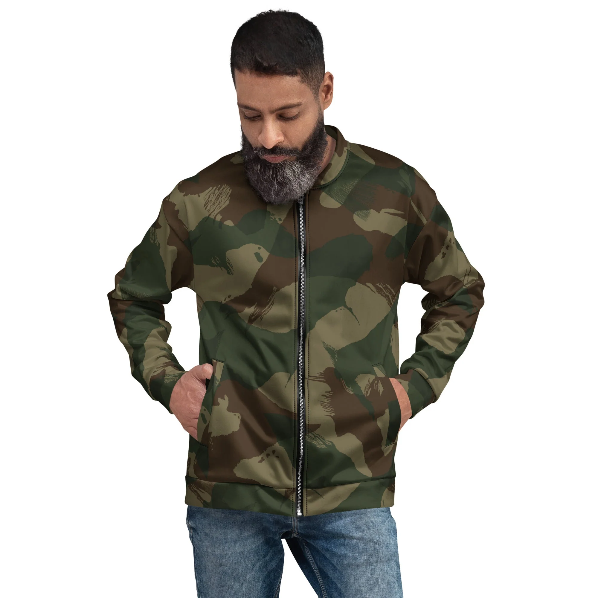 British 1959 Denison CAMO Unisex Bomber Jacket