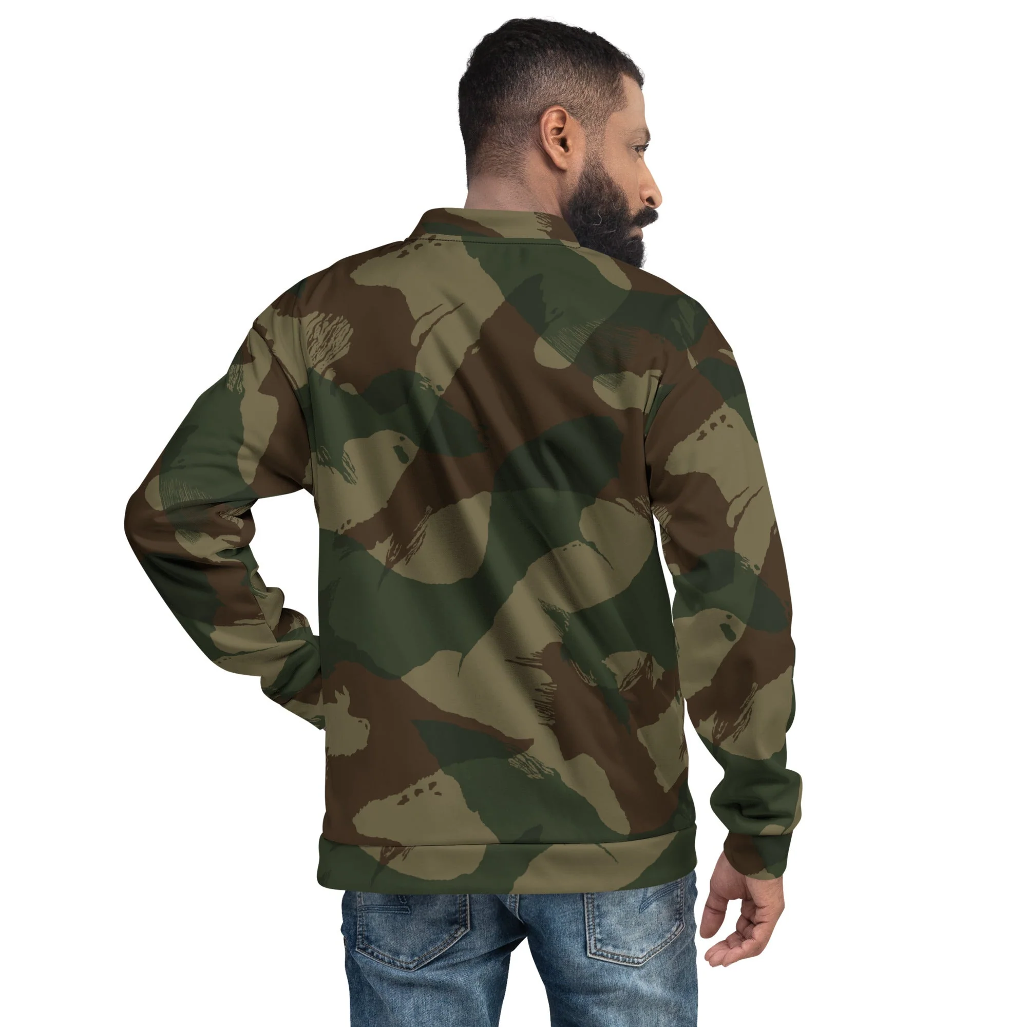 British 1959 Denison CAMO Unisex Bomber Jacket - Image 2
