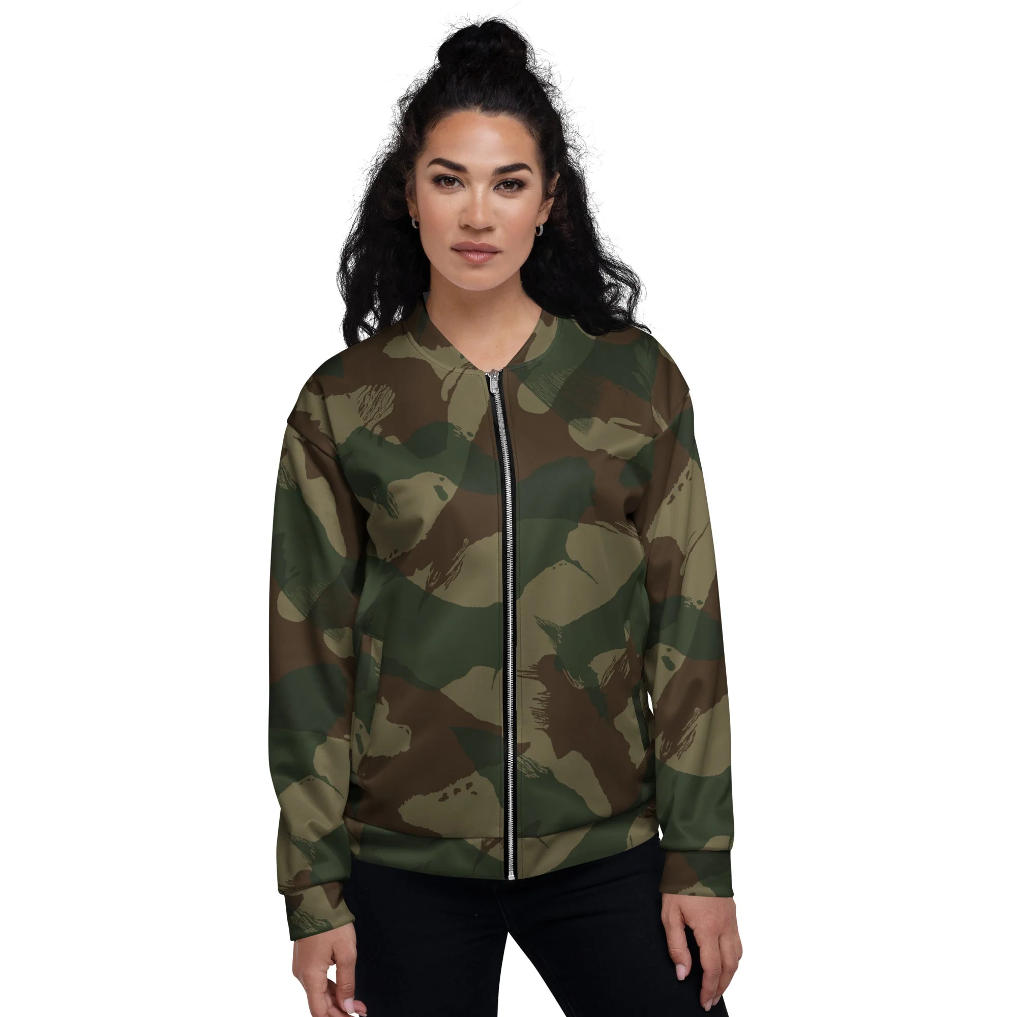 British 1959 Denison CAMO Unisex Bomber Jacket - Image 4
