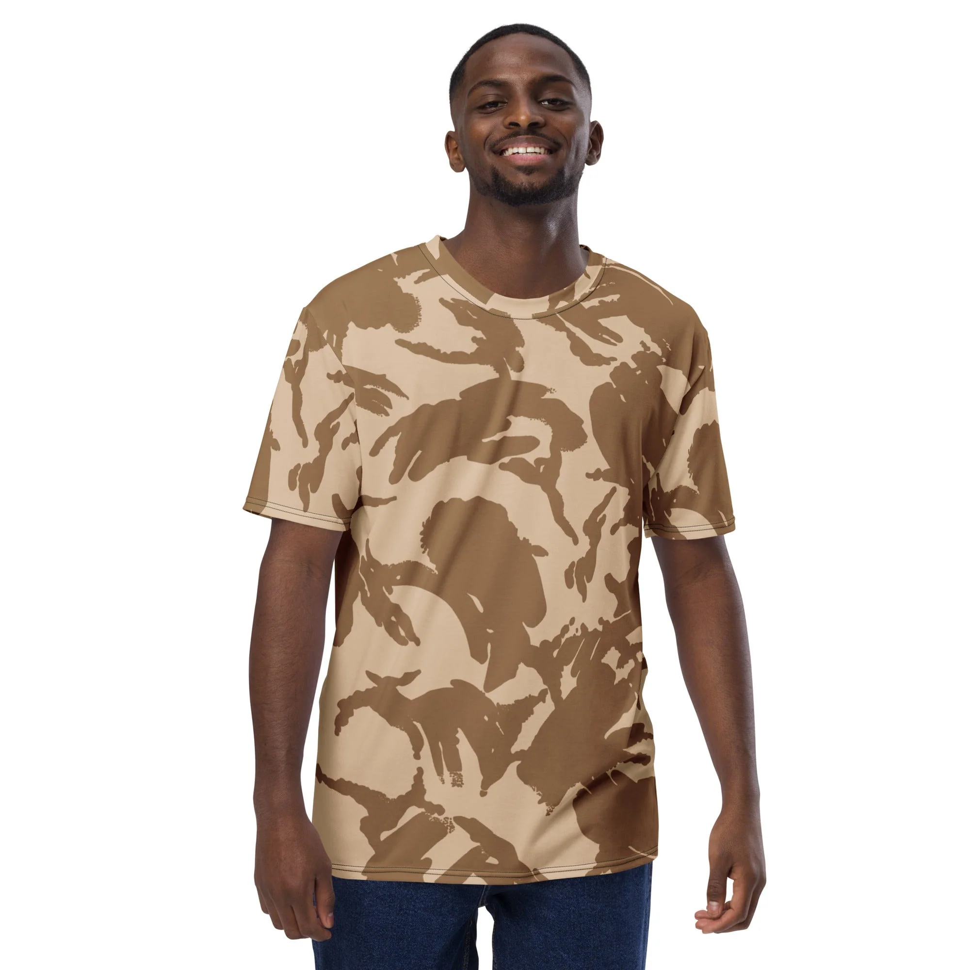 British DPM Desert CAMO Mens T-Shirt - Image 3