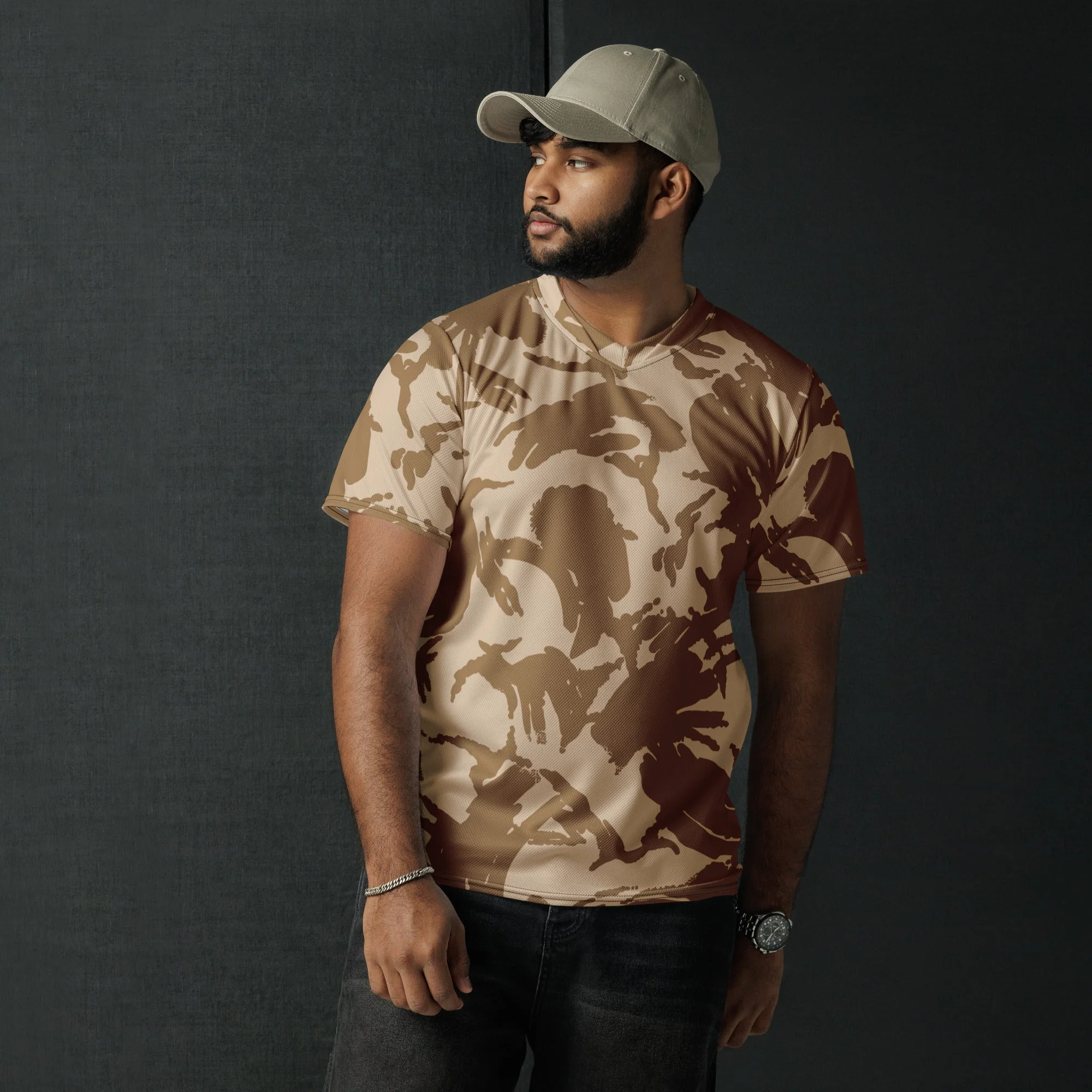 British DPM Desert CAMO Unisex Sports Jersey - Image 12