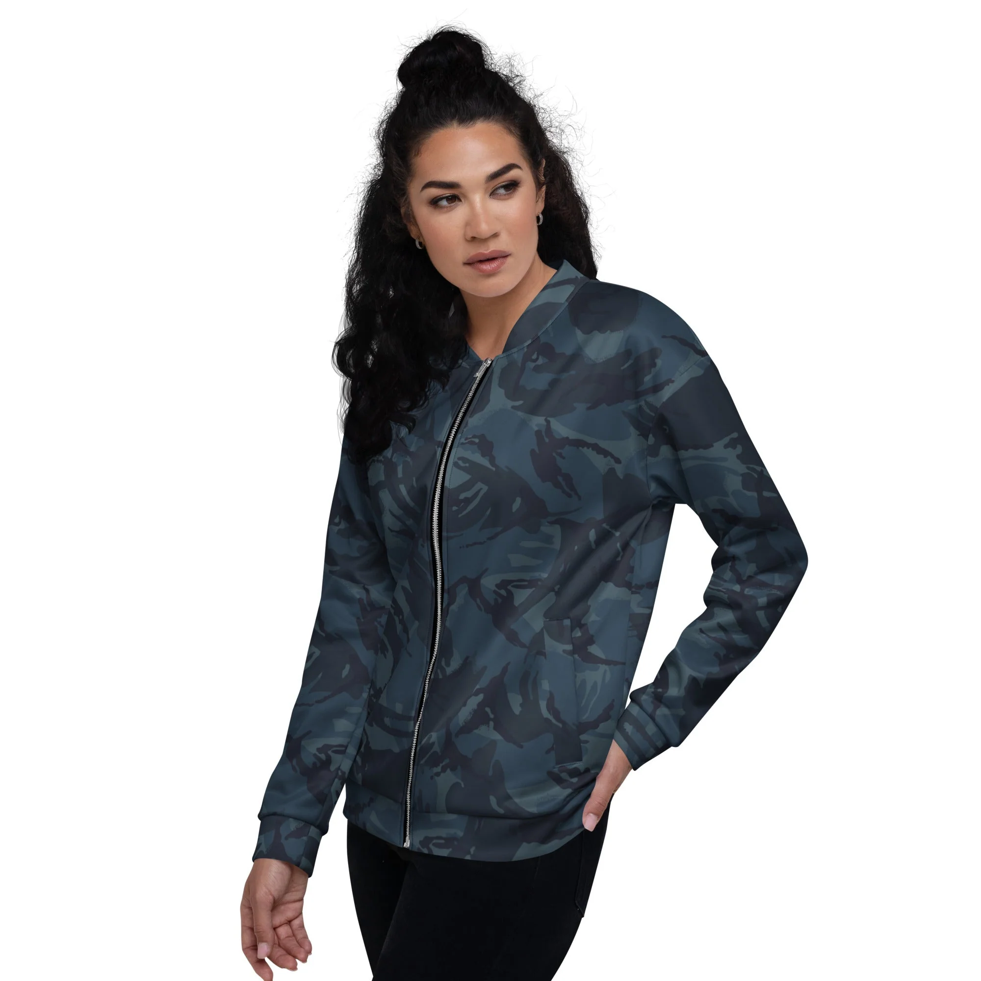 British DPM Night CAMO Unisex Bomber Jacket - Image 5