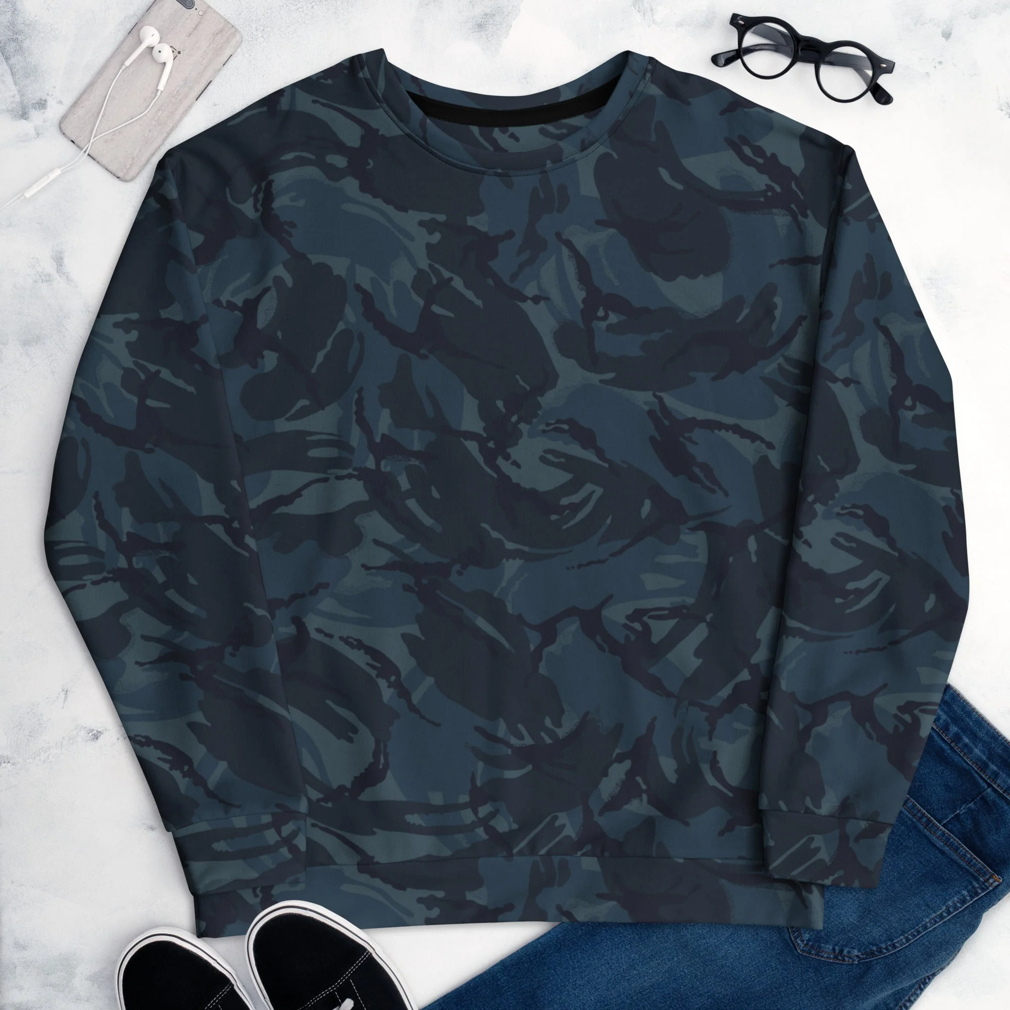 British DPM Night CAMO Unisex Sweatshirt - Image 10