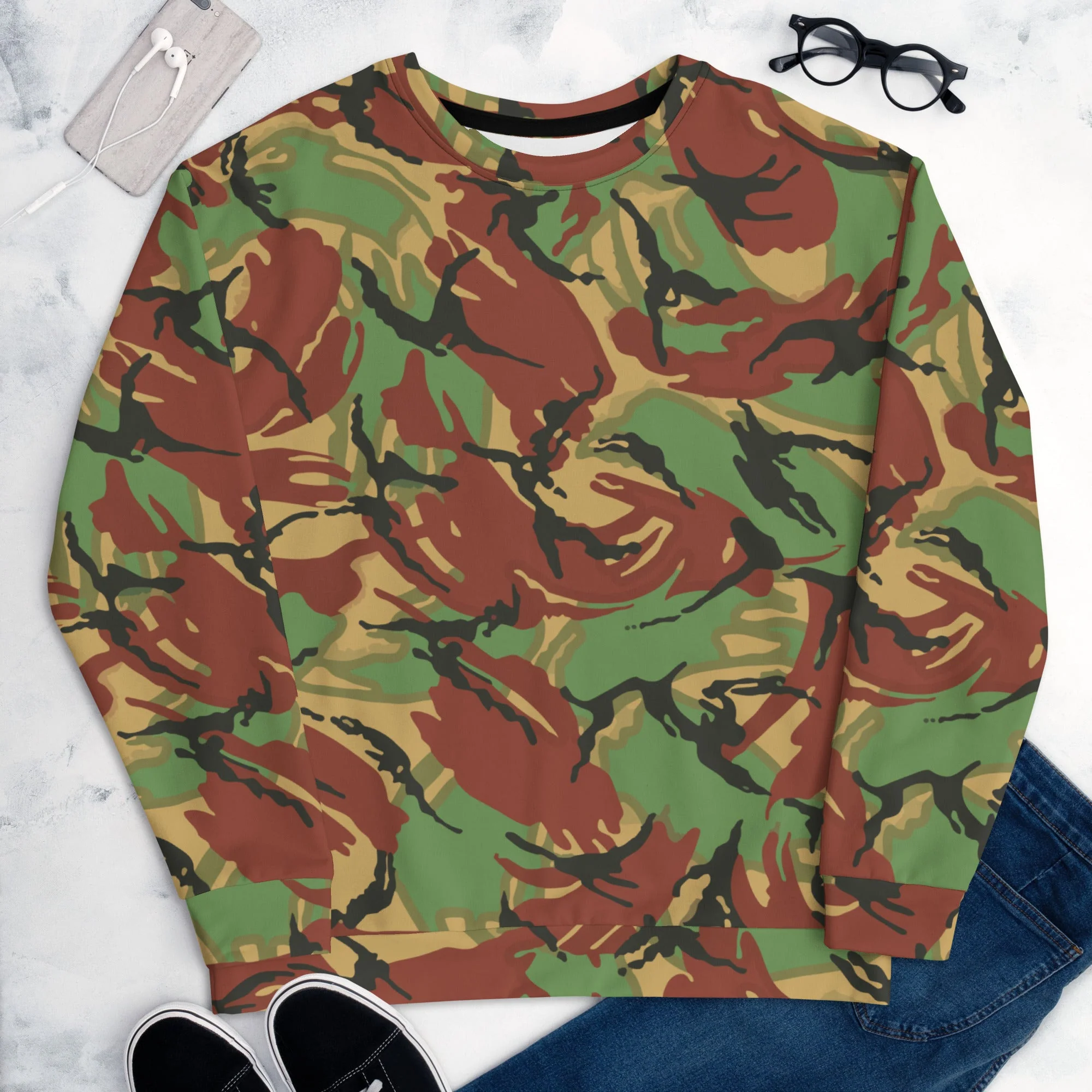 British DPM Tropical CAMO Unisex Sweatshirt - Image 10