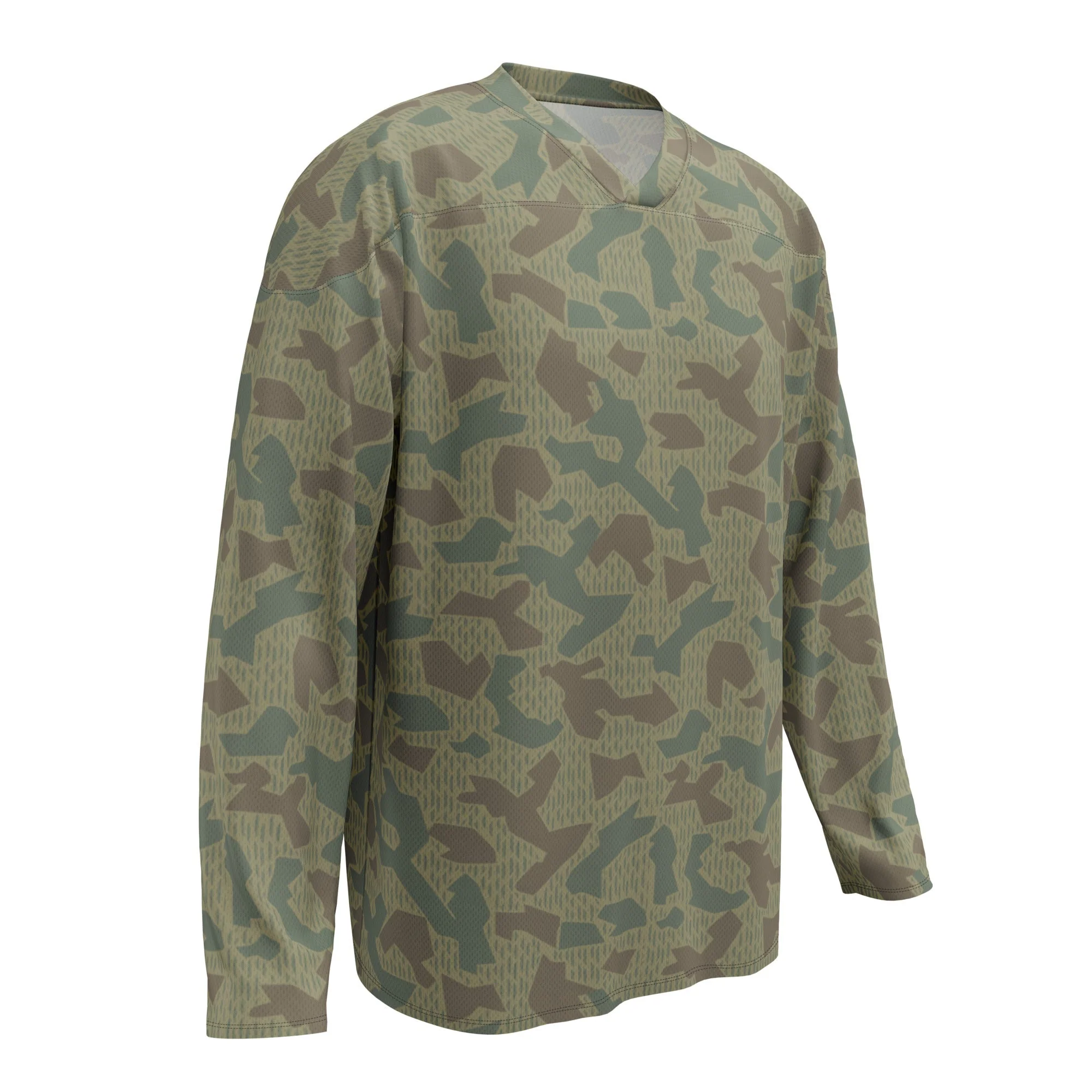 Bulgarian 1979 Splinter Airborne CAMO Unisex Hockey Fan Jersey - Image 2