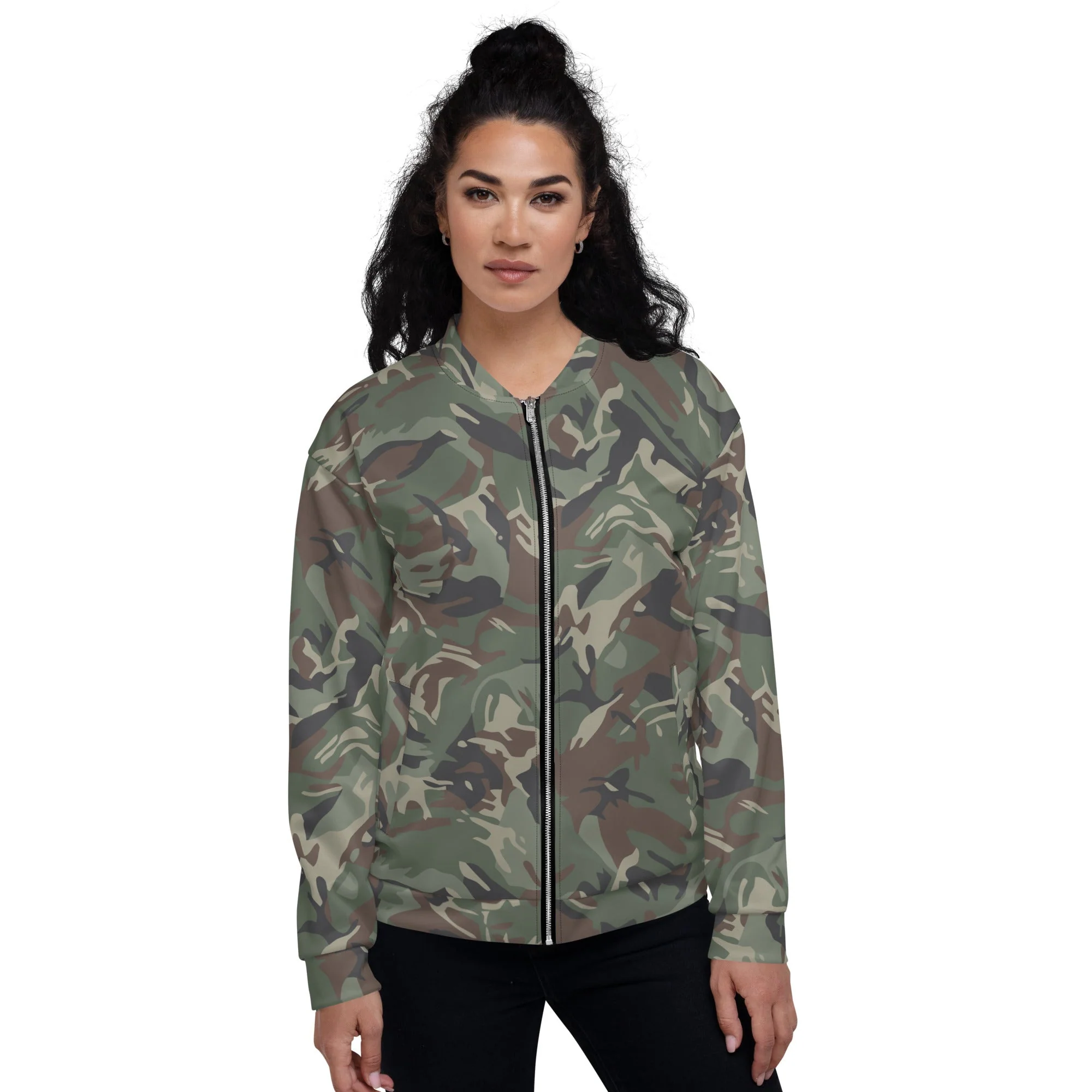 Bulgarian DPM CAMO Unisex Bomber Jacket - Image 3