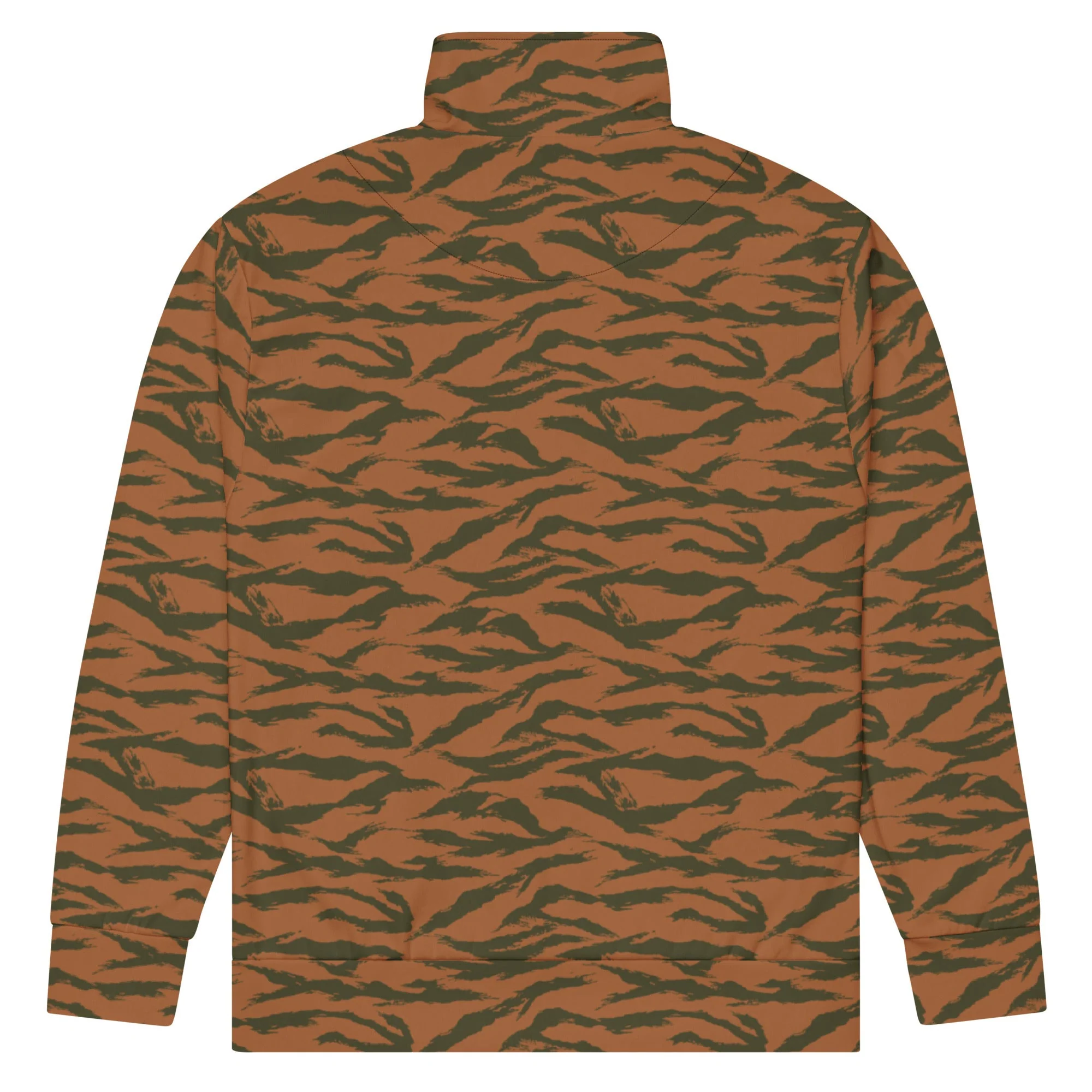 Burkina Faso Tiger Stripe Orange CAMO Unisex Track Jacket - Image 12