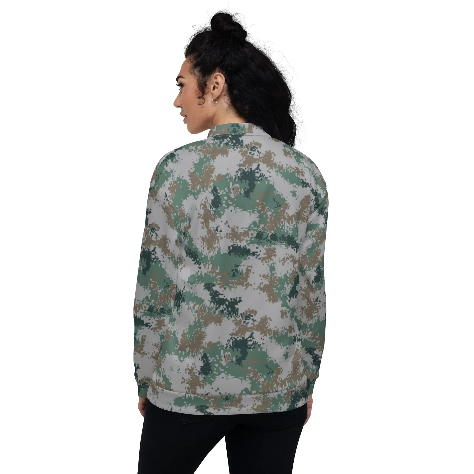 Chinese Digital Type 07 Universal CAMO Unisex Bomber Jacket - Image 7