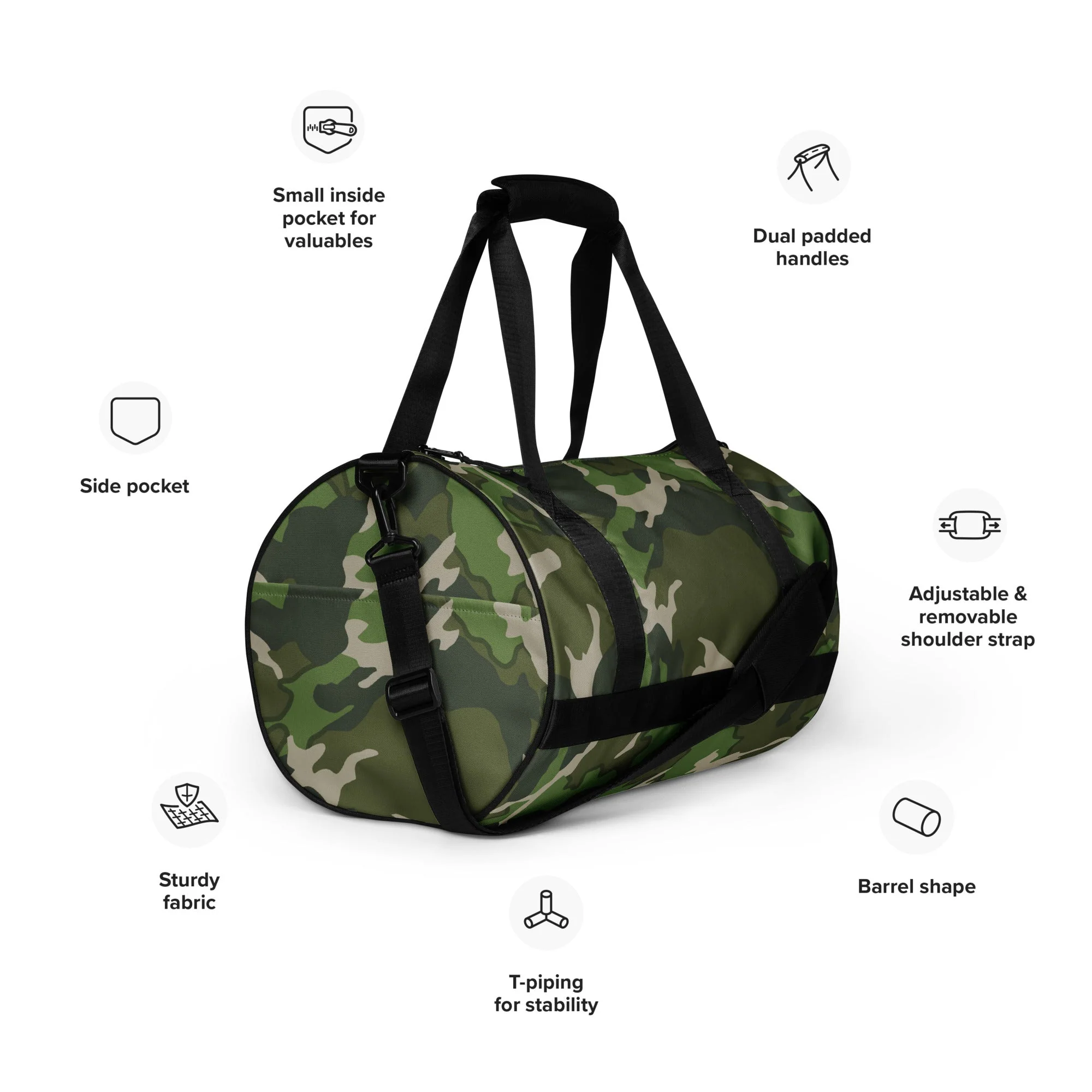 Chinese Denison Type 84 CAMO Gym Bag - Image 2