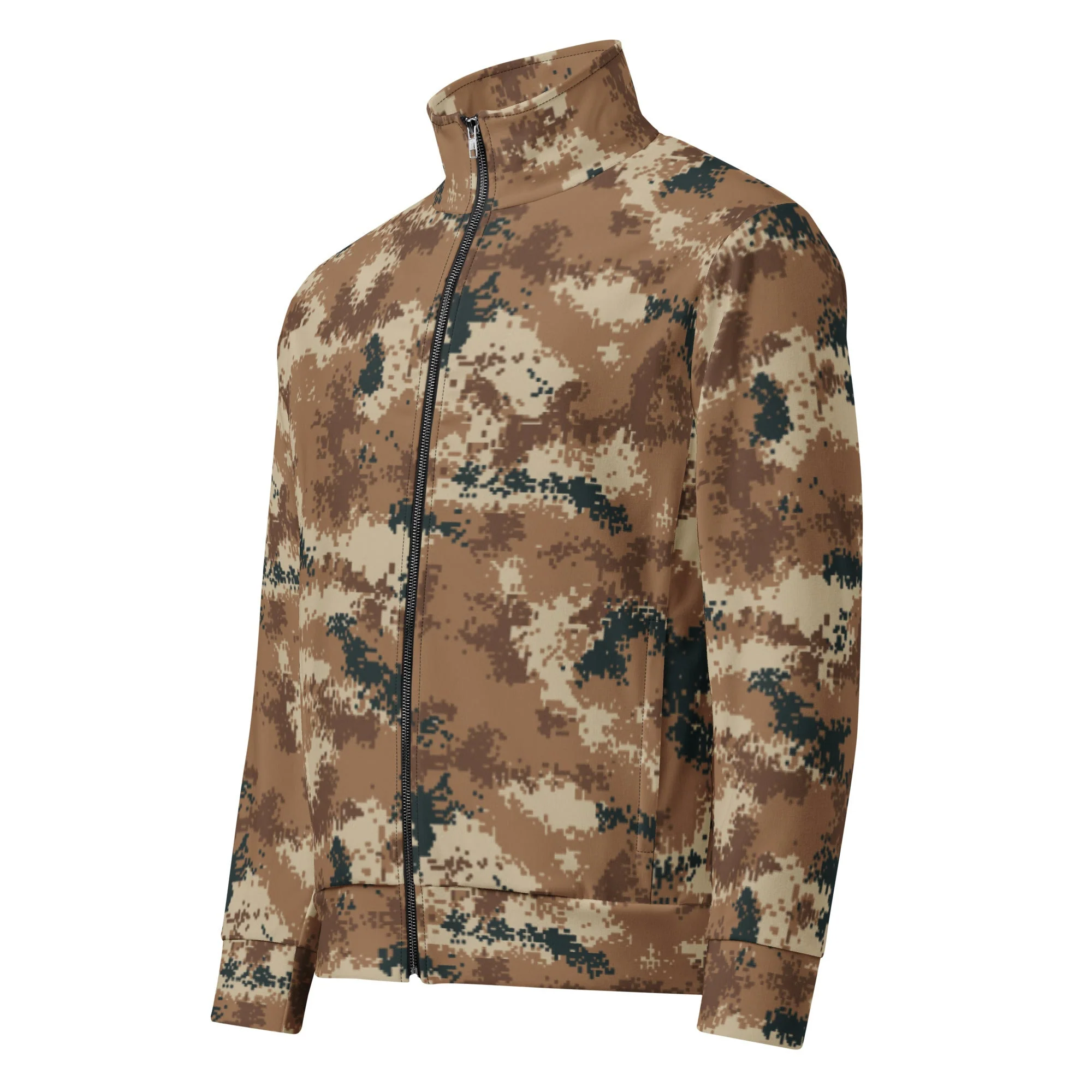 Chinese Digital Type 07 Arid CAMO Unisex Track Jacket - Image 2