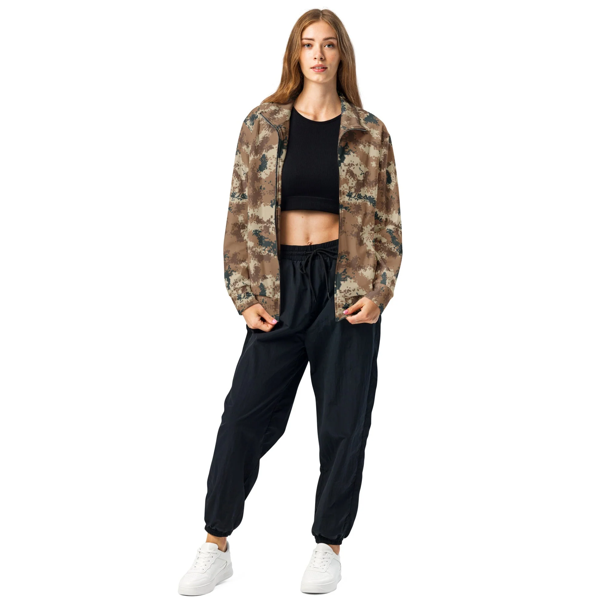 Chinese Digital Type 07 Arid CAMO Unisex Track Jacket - Image 4