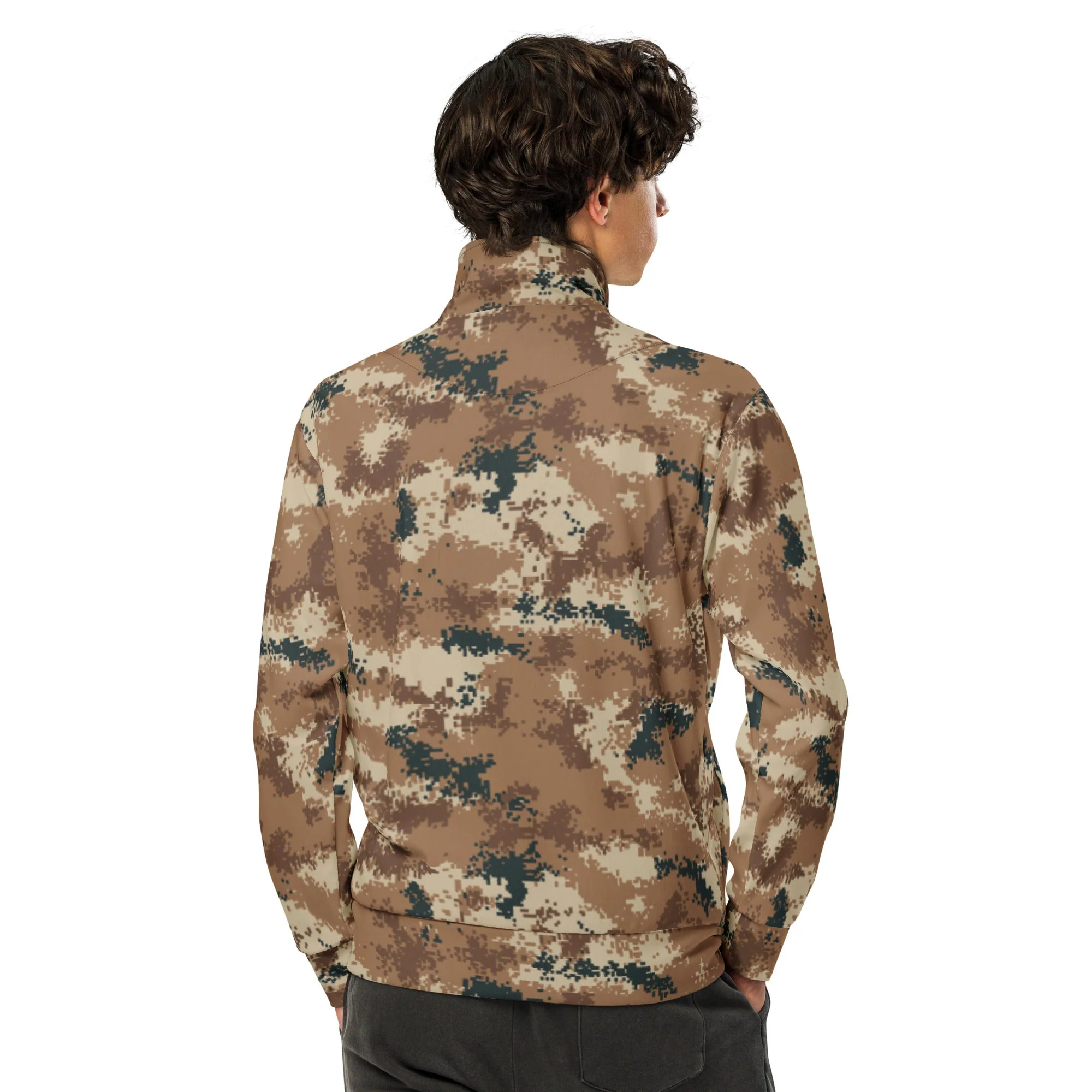 Chinese Digital Type 07 Arid CAMO Unisex Track Jacket - Image 5