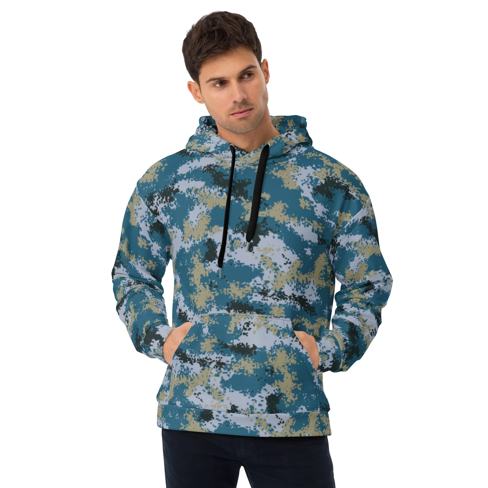 Chinese Digital Type 07 Ocean CAMO Unisex Hoodie