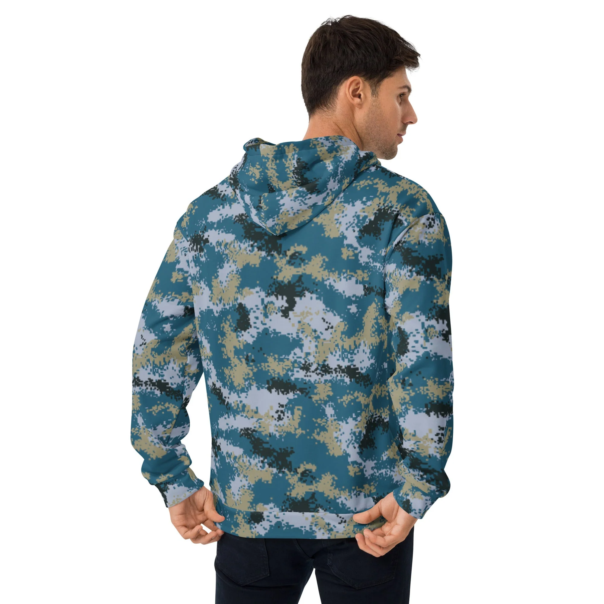 Chinese Digital Type 07 Ocean CAMO Unisex Hoodie - Image 2